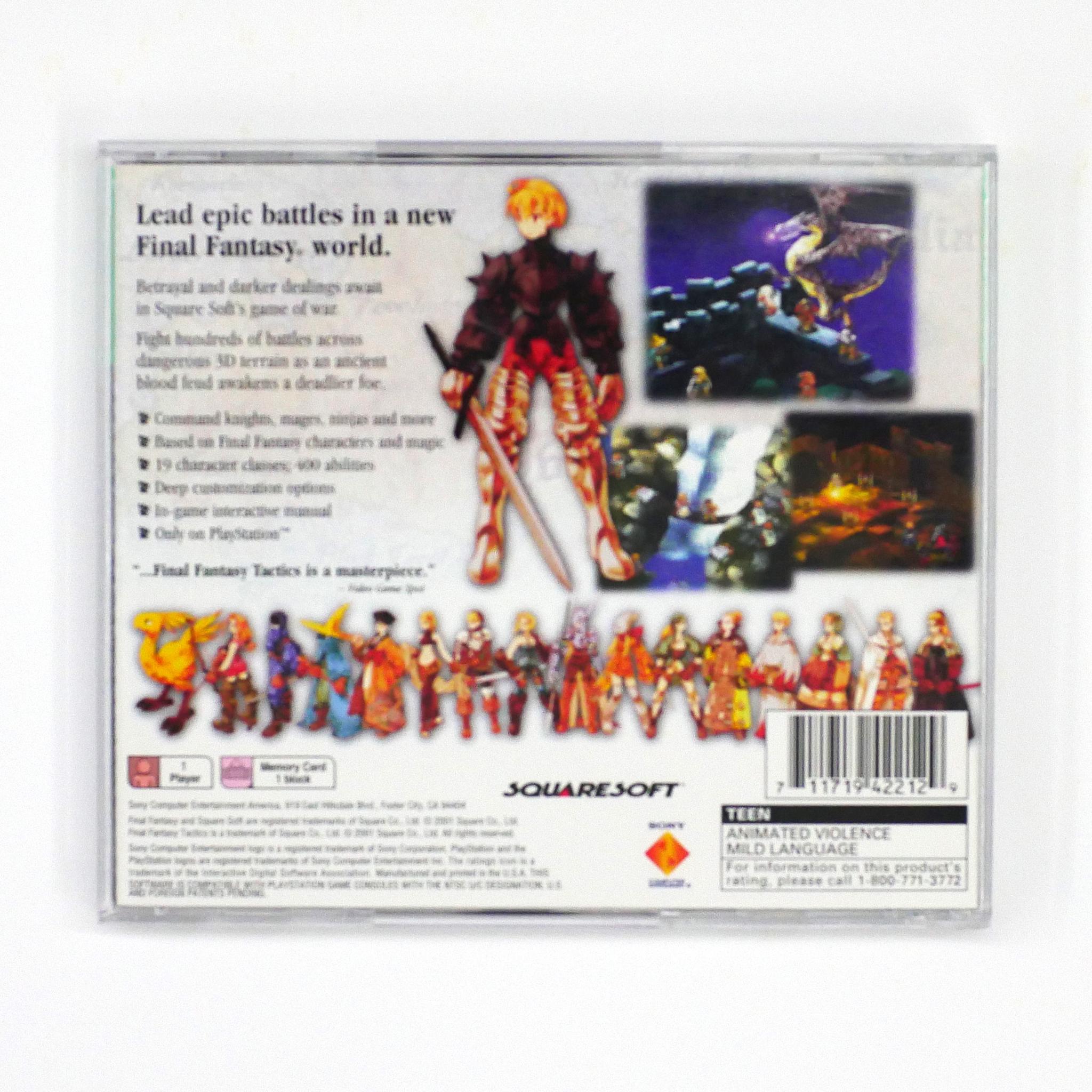 Final Fantasy Tactics, APE Escape, Monkey Hero PlayStation one game Bundle