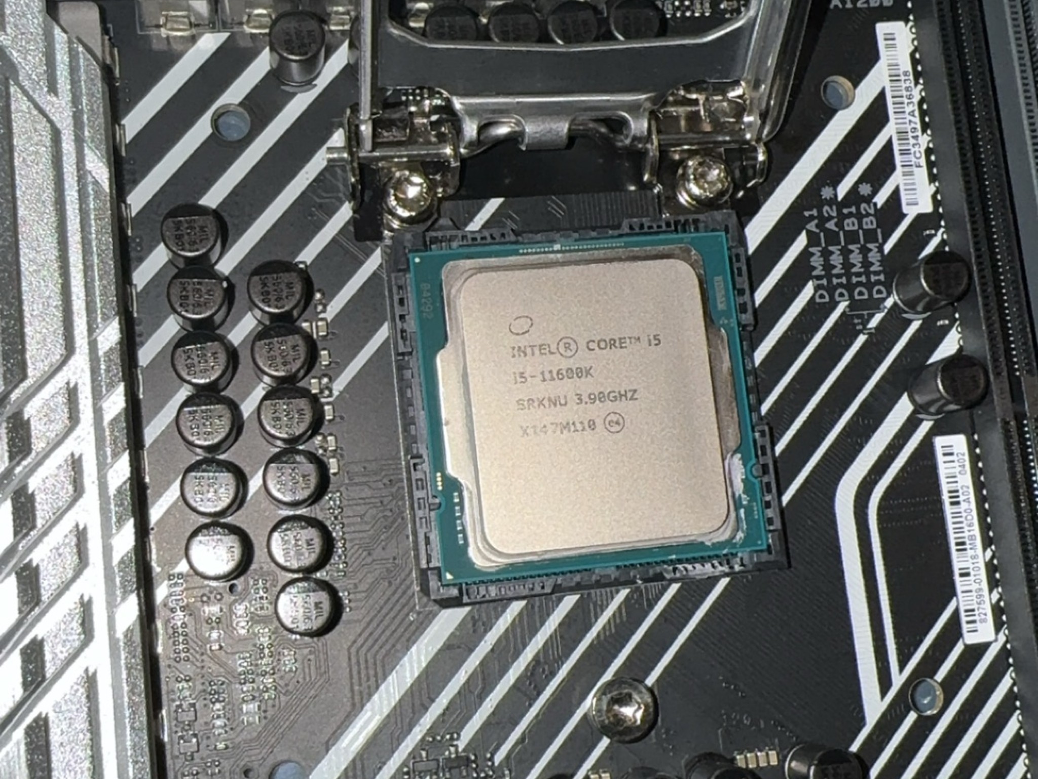 ASUS Prime Z590-A and CPU Combo