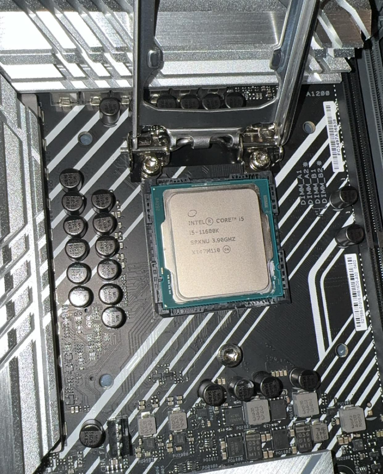 ASUS Prime Z590-A and CPU Combo