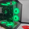Dark Side Liquid cooled Rig Ryzen 5 5600 / 16GB RAM / 1TB SSD / RTX 4060 **DENTSALE**