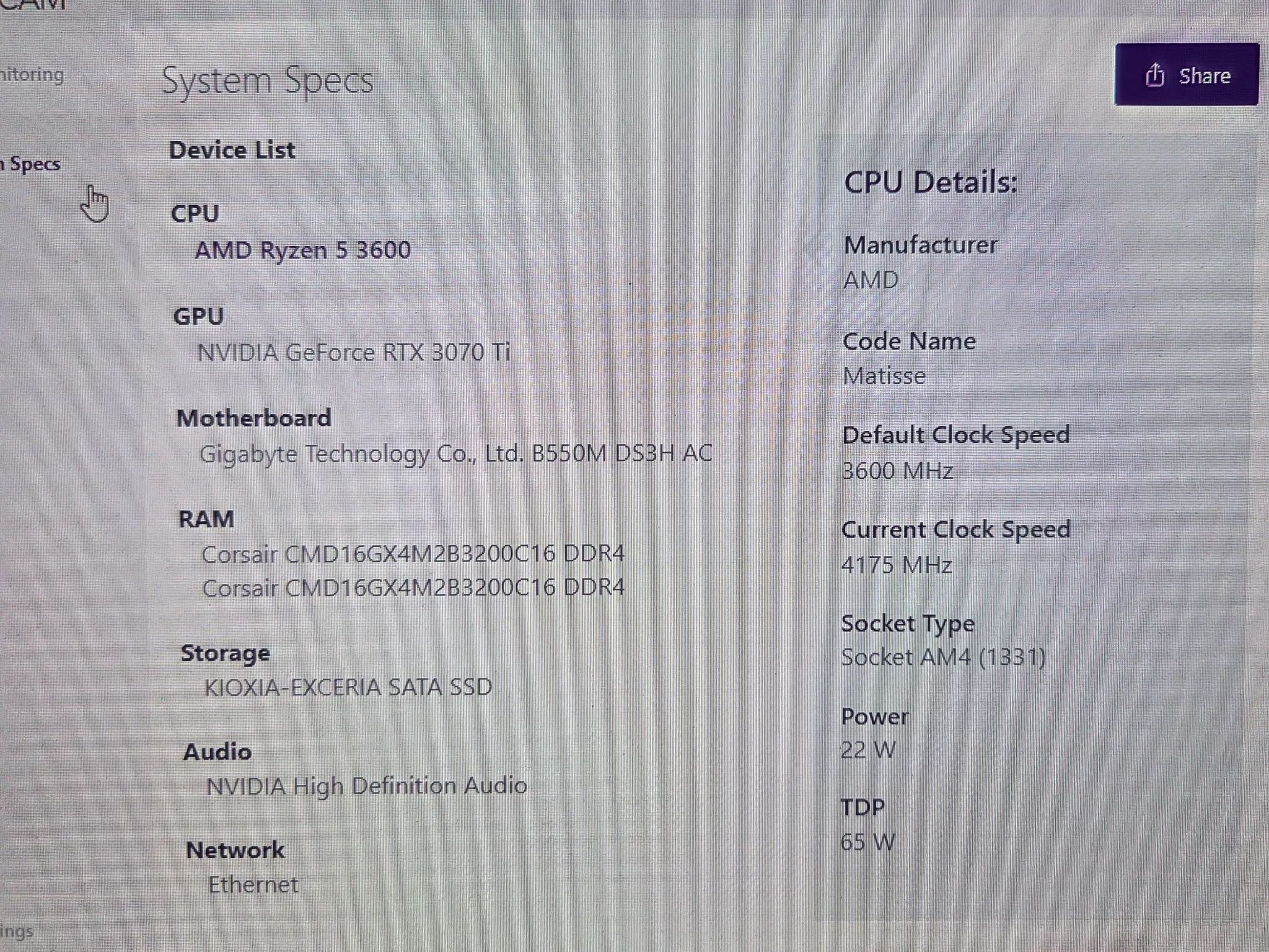 Gaming PC | Ryzen 5 3600 | RTX 3070 Ti  | 16GB RAM | 960GB SSD | Wi-Fi  Windows