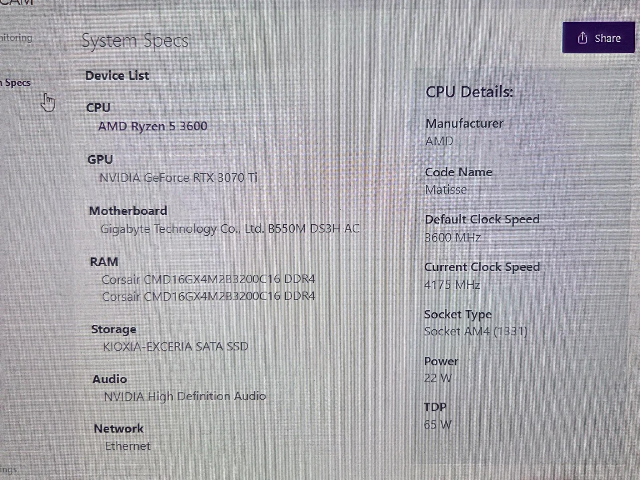 Gaming PC | Ryzen 5 3600 | RTX 3070 Ti  | 16GB RAM | 960GB SSD | Wi-Fi  Windows