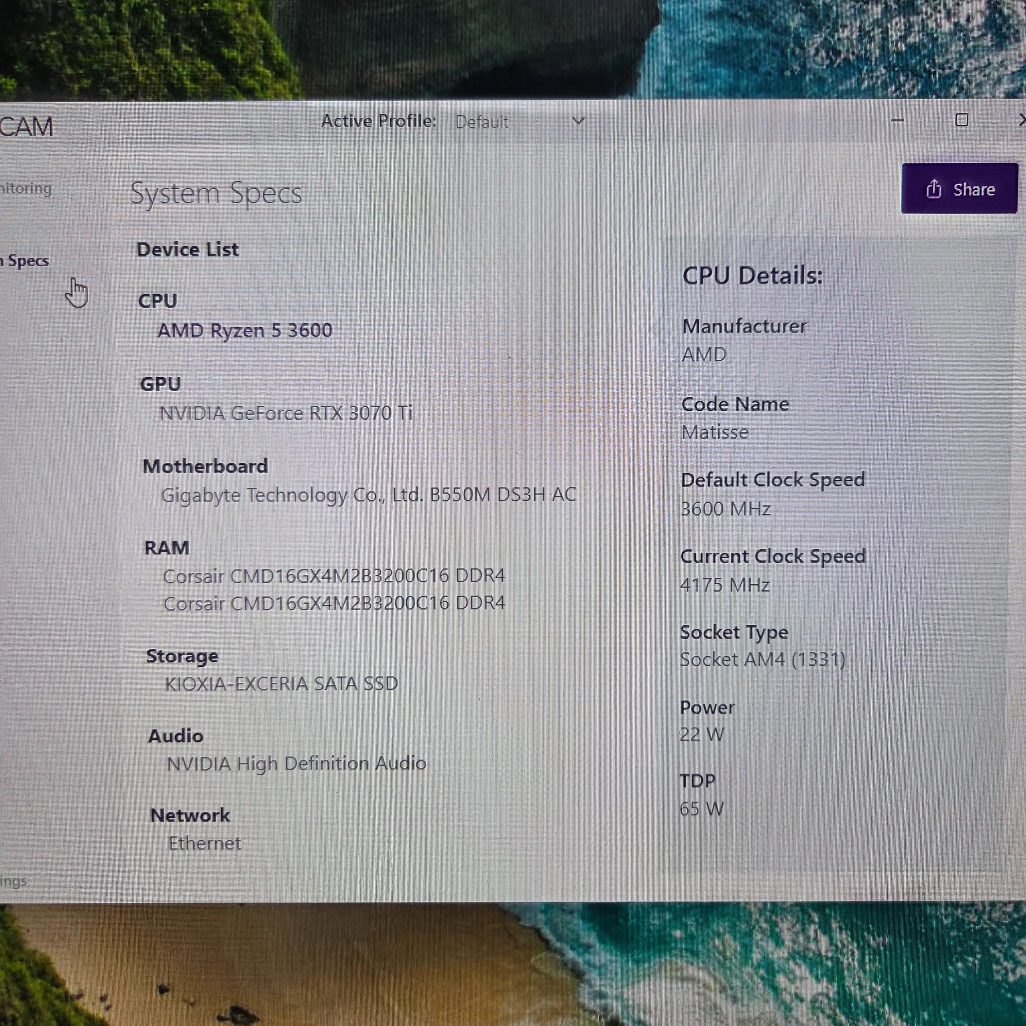 Gaming PC | Ryzen 5 3600 | RTX 3070 Ti  | 16GB RAM | 960GB SSD | Wi-Fi  Windows