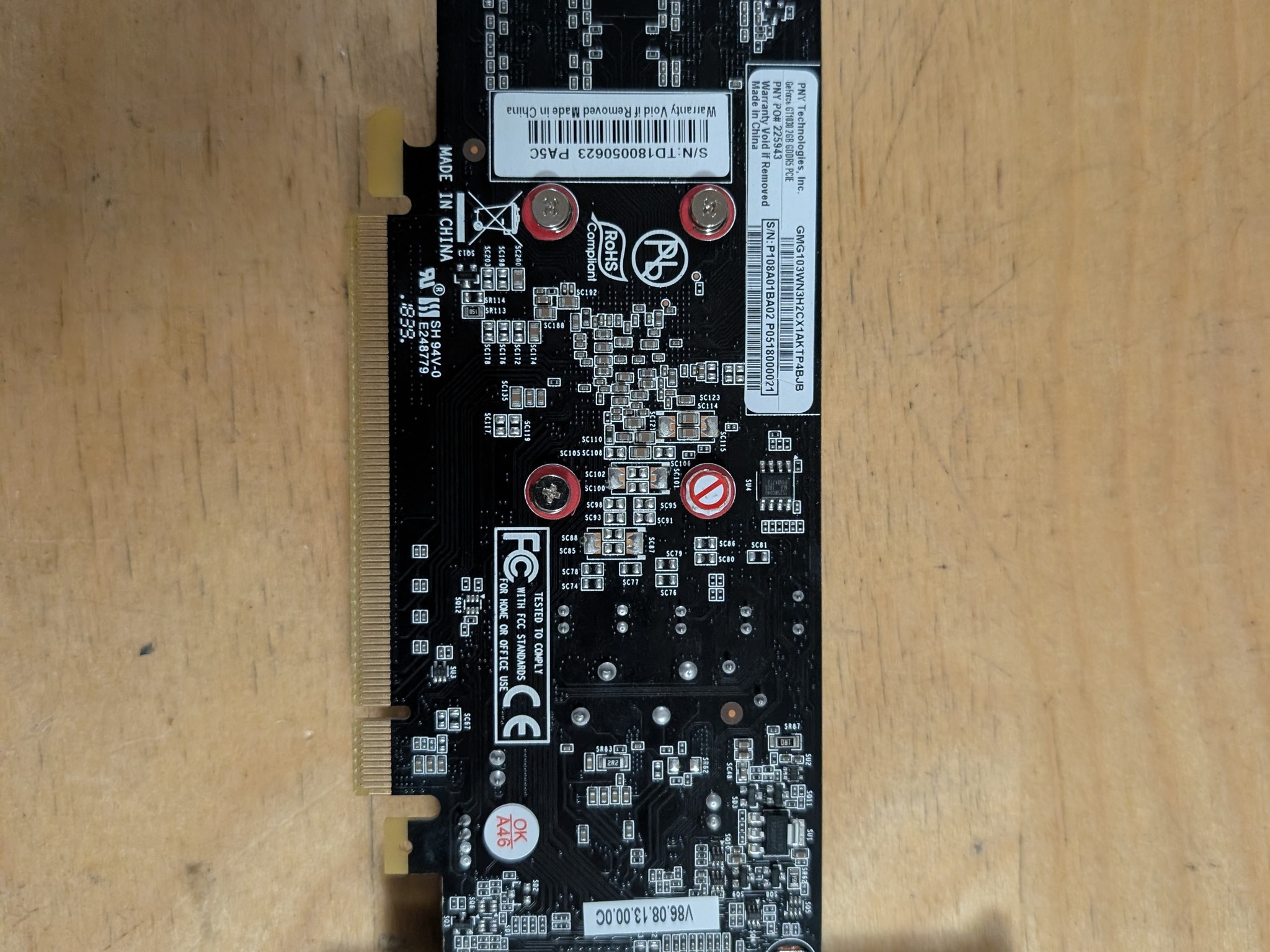 PNY GeForce GT 1030 2GB