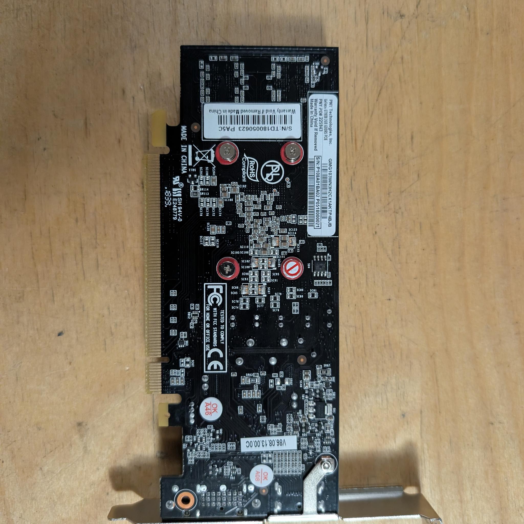 PNY GeForce GT 1030 2GB