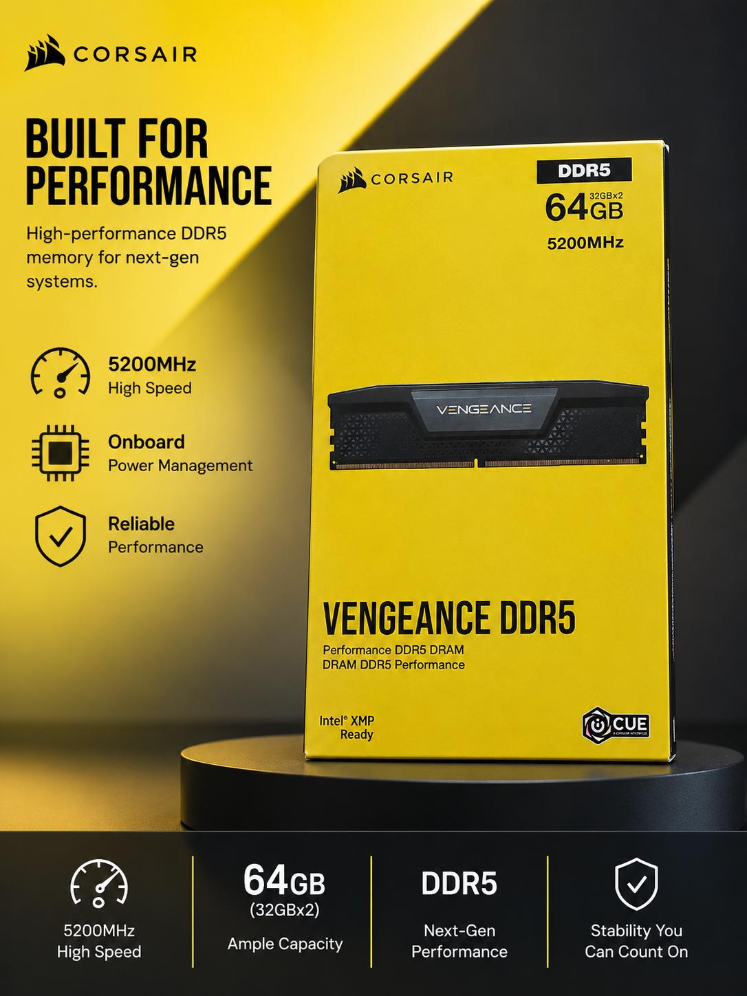Corsair Vengeance DDR5 RAM 64GB