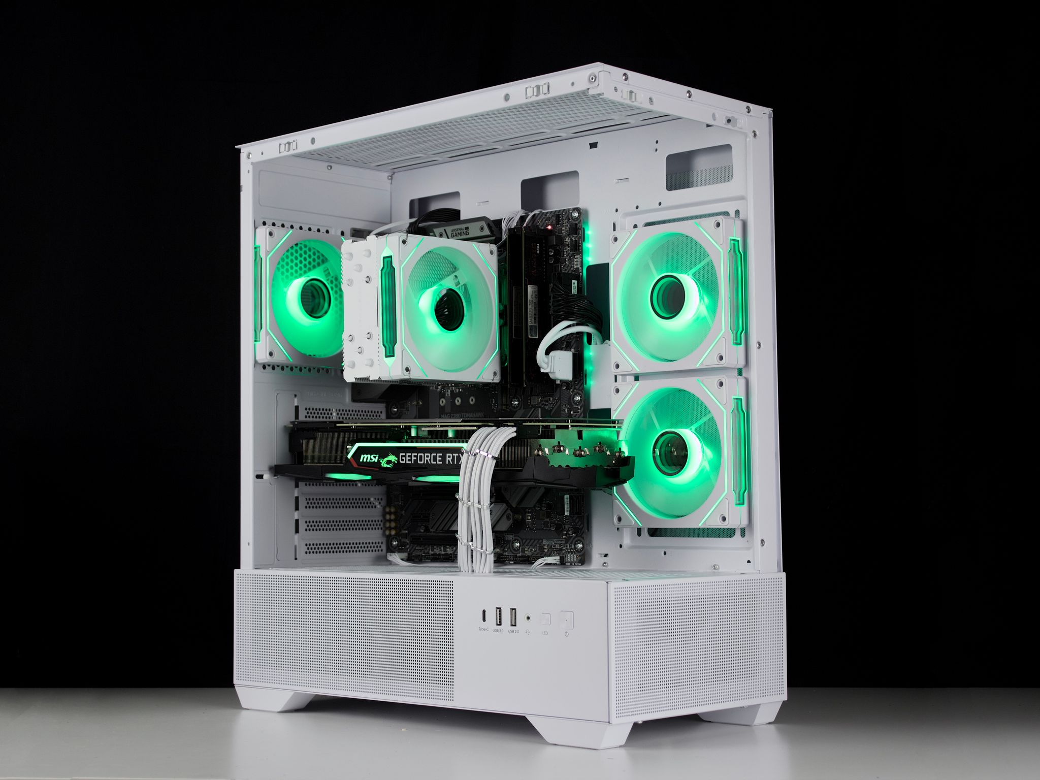 🧊❄️🧊 White Gaming PC – RTX 2080 8G, i7 9700K, 16GB RAM, 960GB SSD - WiFi, BlueTooth 🧊❄️🧊