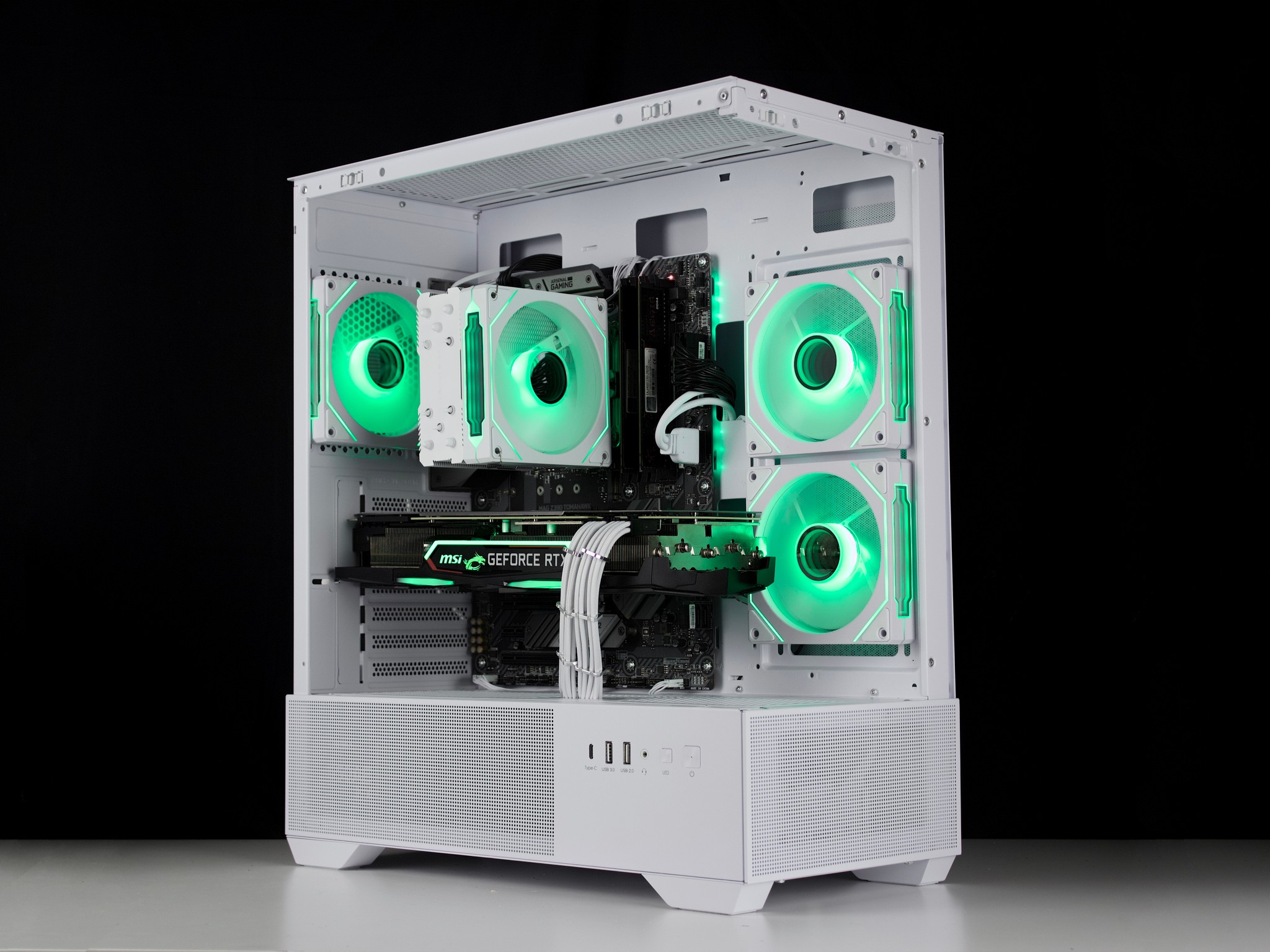 🧊❄️🧊 White Gaming PC – RTX 2080 8G, i7 9700K, 16GB RAM, 960GB SSD - WiFi, BlueTooth 🧊❄️🧊