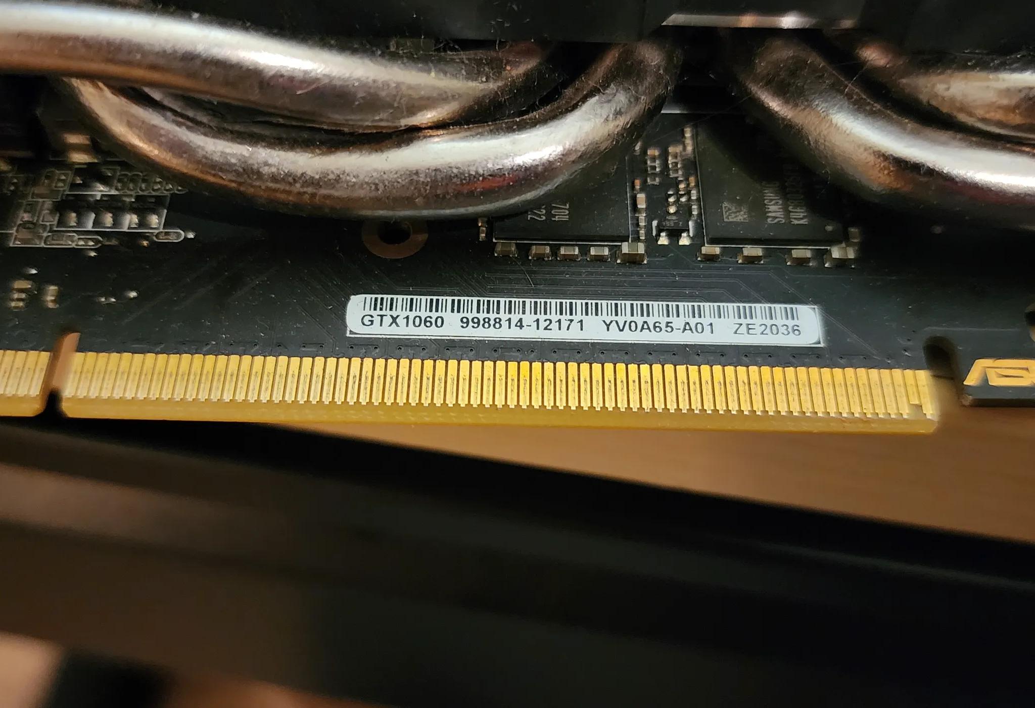 ASUS GTX 1060 6GB
