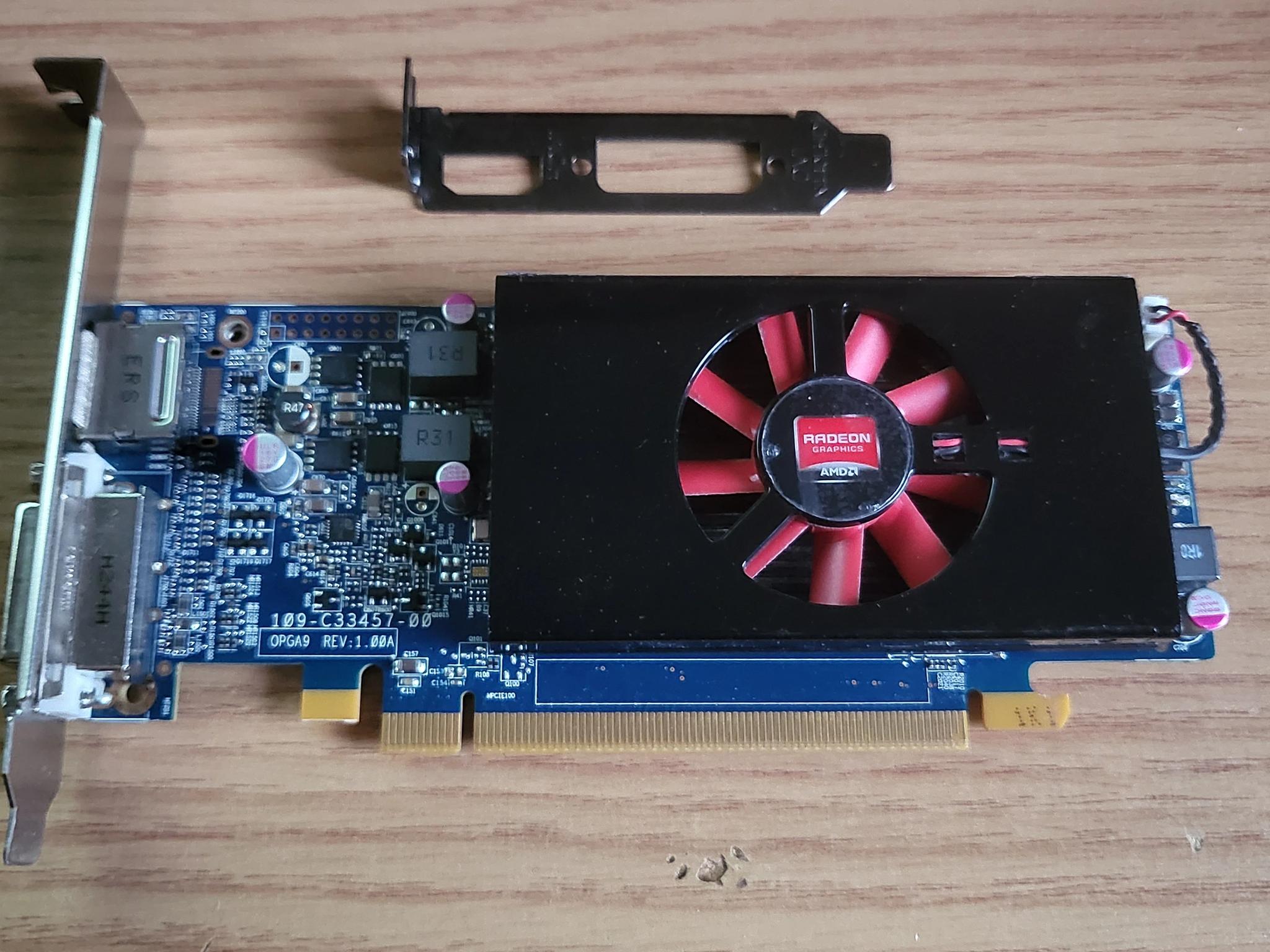 USED AMD Radeon HD 7570 Low Profile Graphics Adapter/Low Power GPU