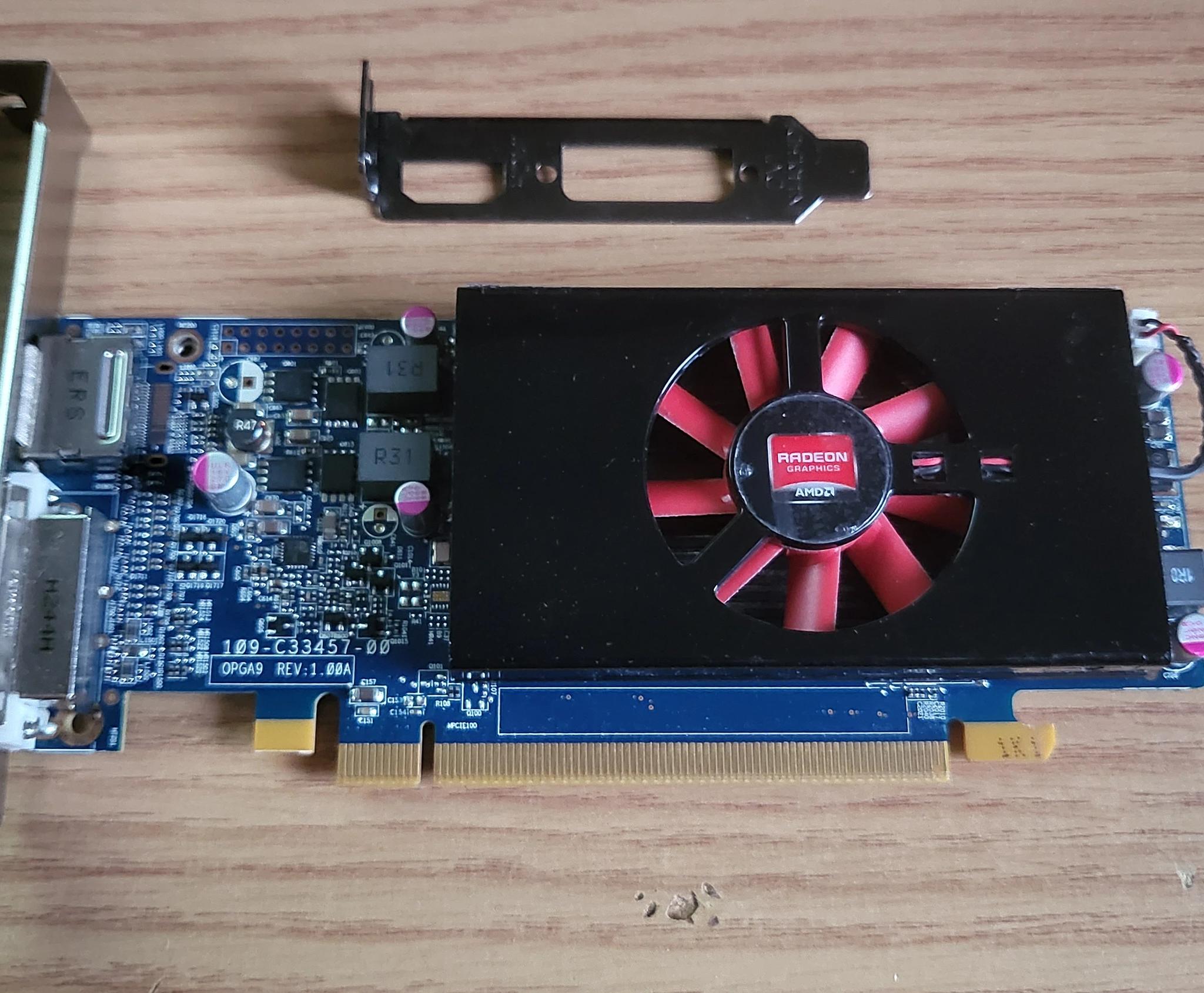 USED AMD Radeon HD 7570 Low Profile Graphics Adapter/Low Power GPU