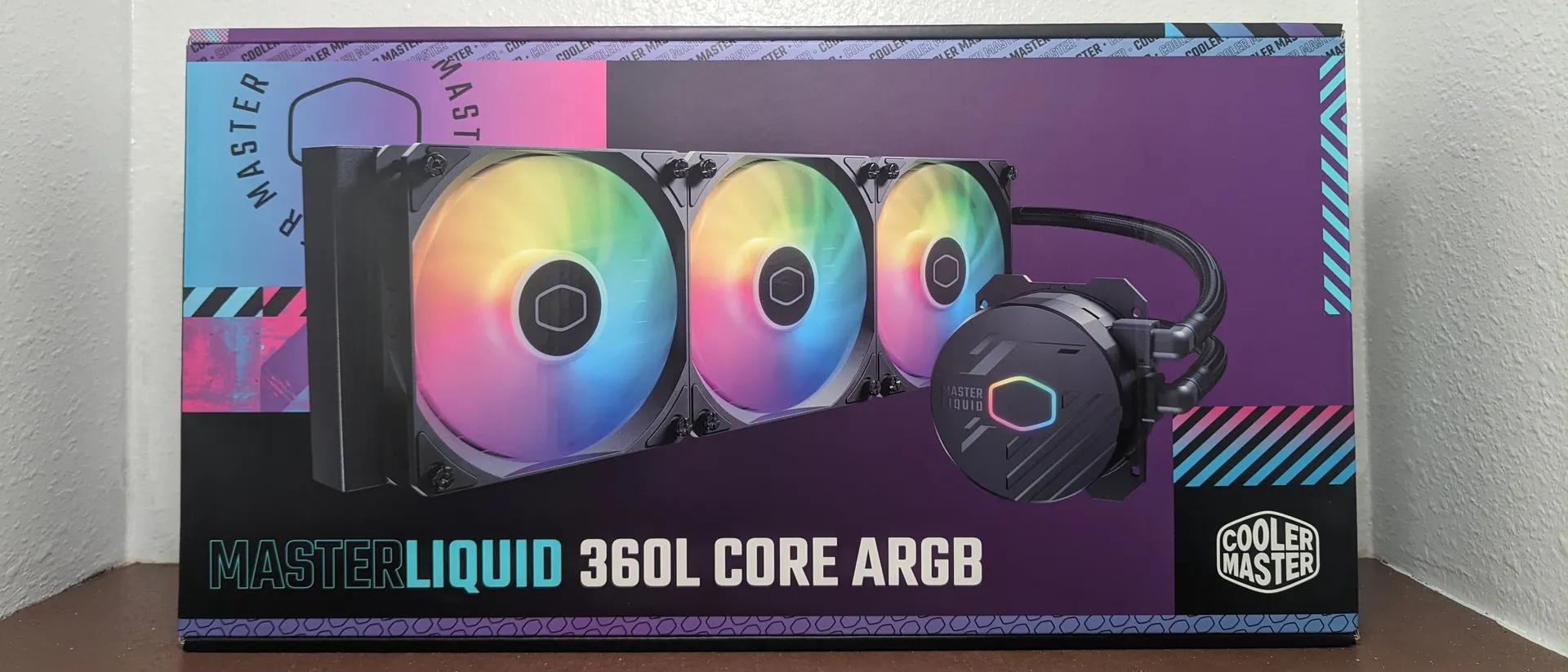 Cooler Master 360L Core AIO CPU Liquid Cooler –