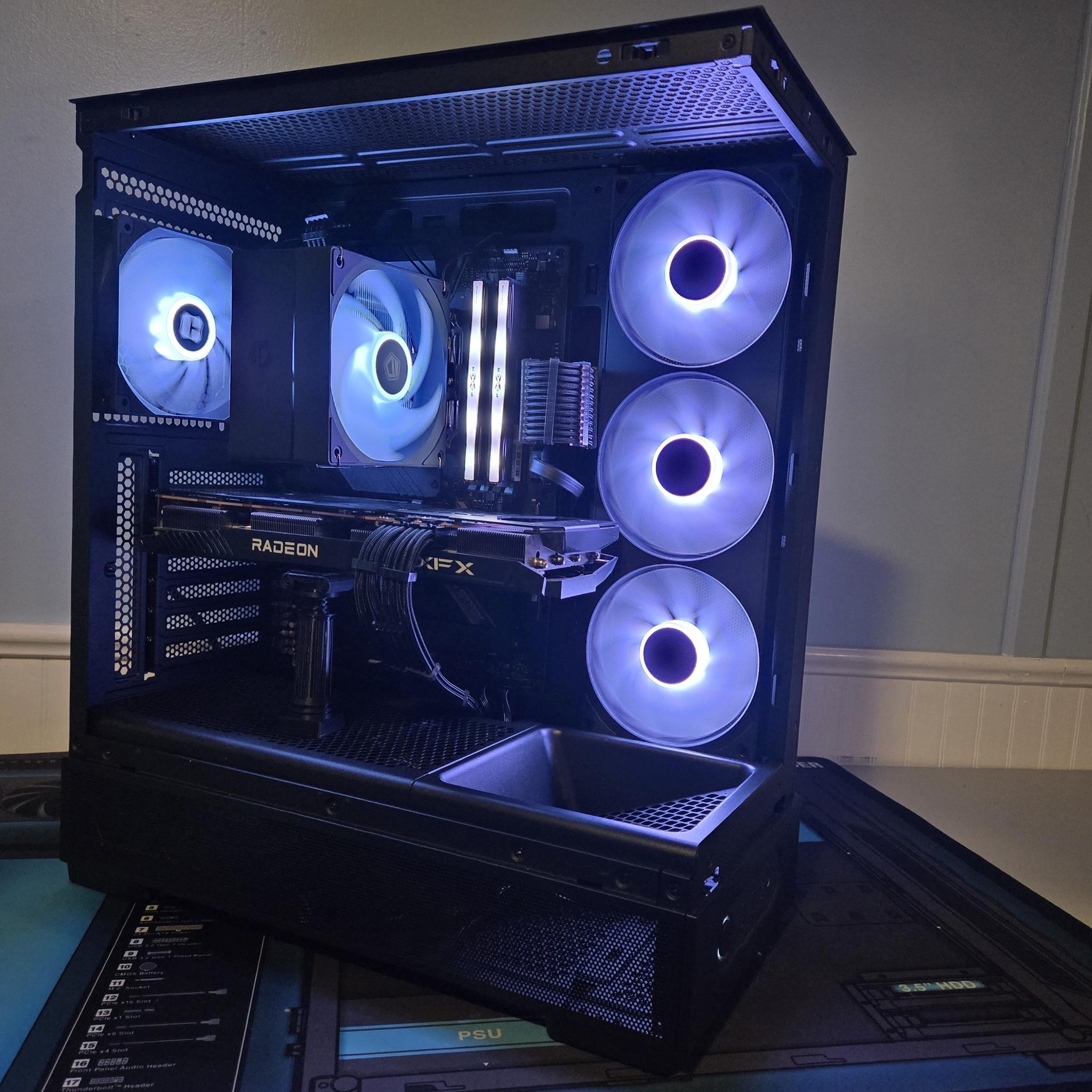 🖥️ 1080p/1440p Gaming PC🖥️ |Ryzen 5 5600X|RX 6700XT 12GB|32GB DDR4|1TB NVME|Wifi/BT|Win 11 Pro🖥️