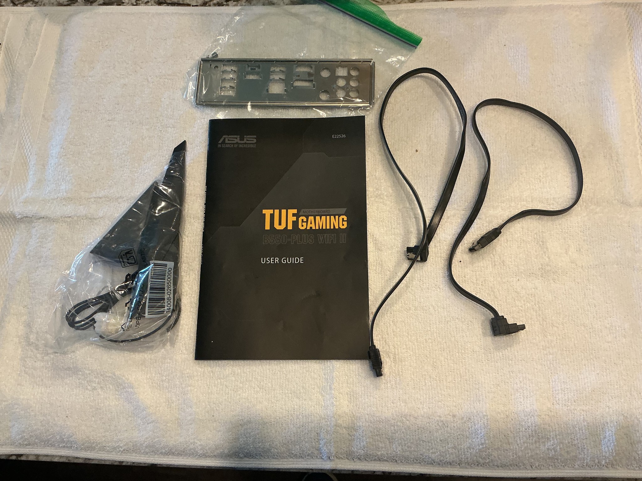 Open Box ++ ASUS TUF GAMING B550-PLUS WIFI II AM4 AMD B550 ATX Motherboard