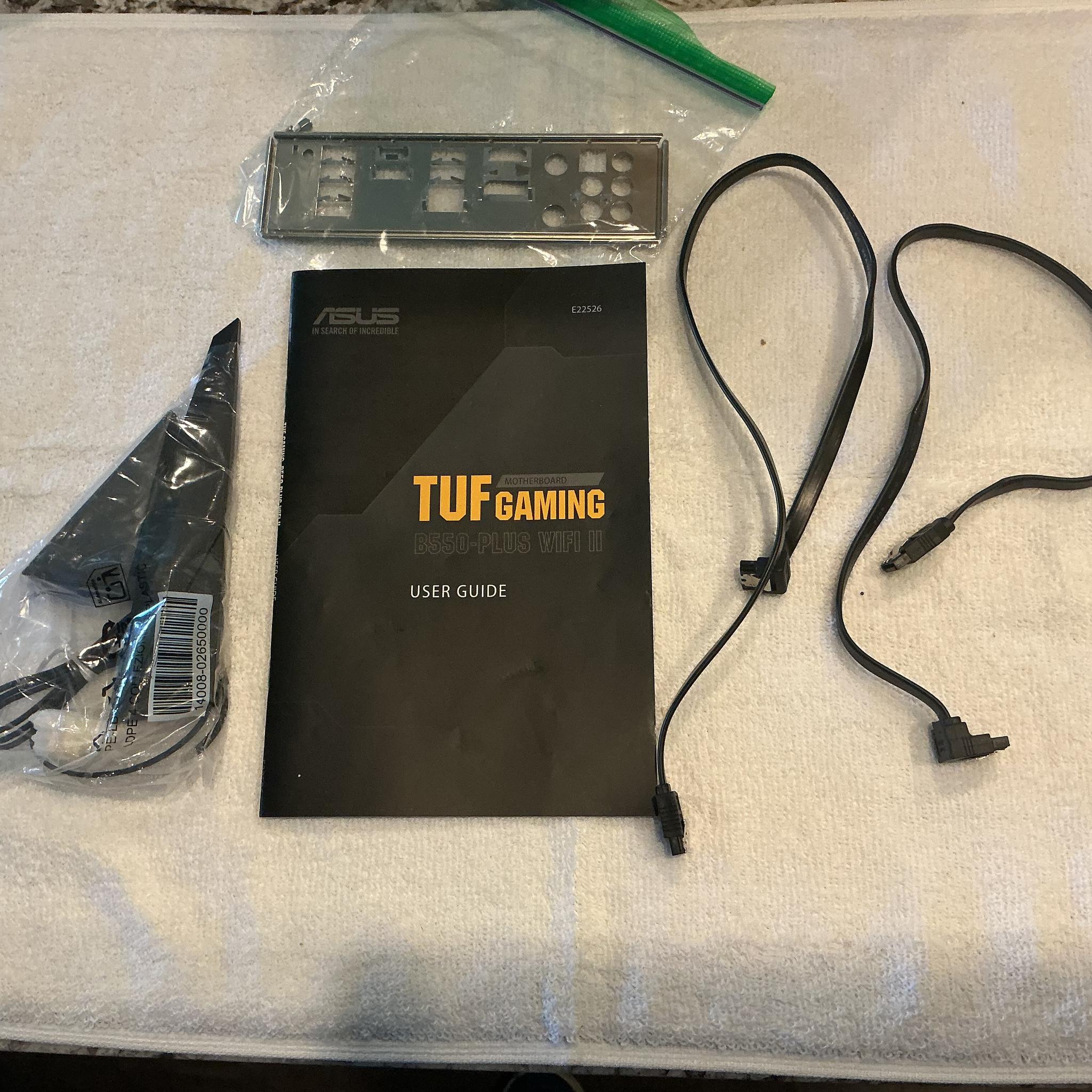 Open Box ++ ASUS TUF GAMING B550-PLUS WIFI II AM4 AMD B550 ATX Motherboard