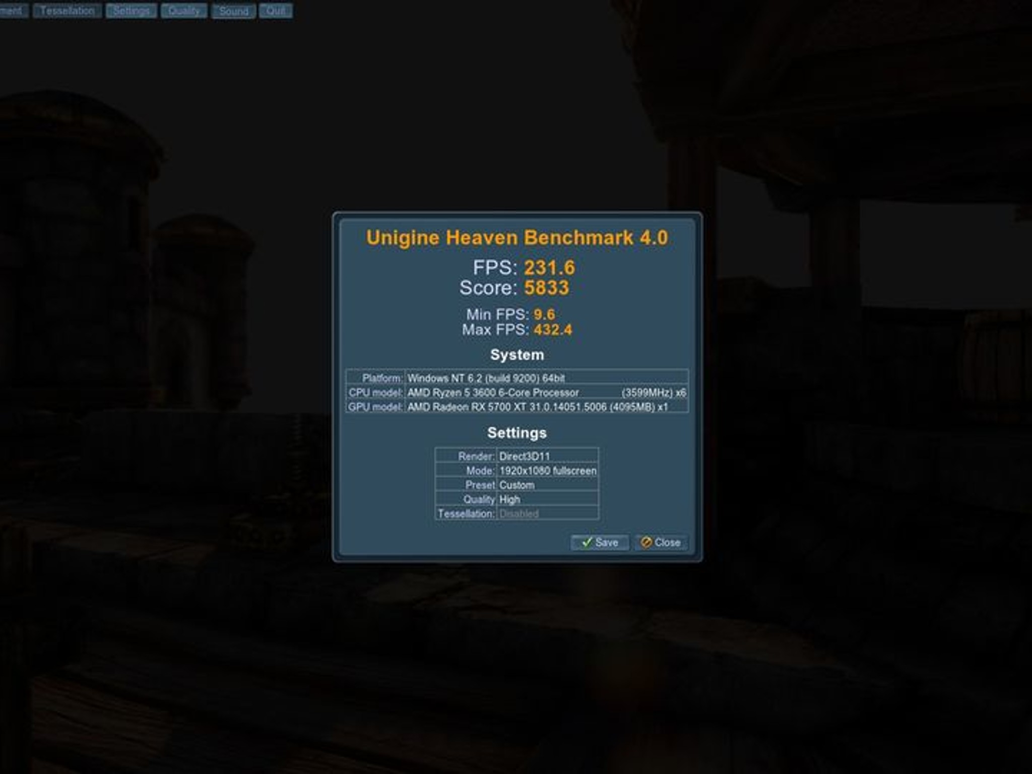 Mid-Range 1440p Gaming PC / AMD Ryzen 5 3600 / XFX RX 5700 XT 8GB / 16GB 3200MHz RAM / 1TB NVME SSD