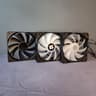 Various 120mm Case Fans New and Used 14 Total Fans
