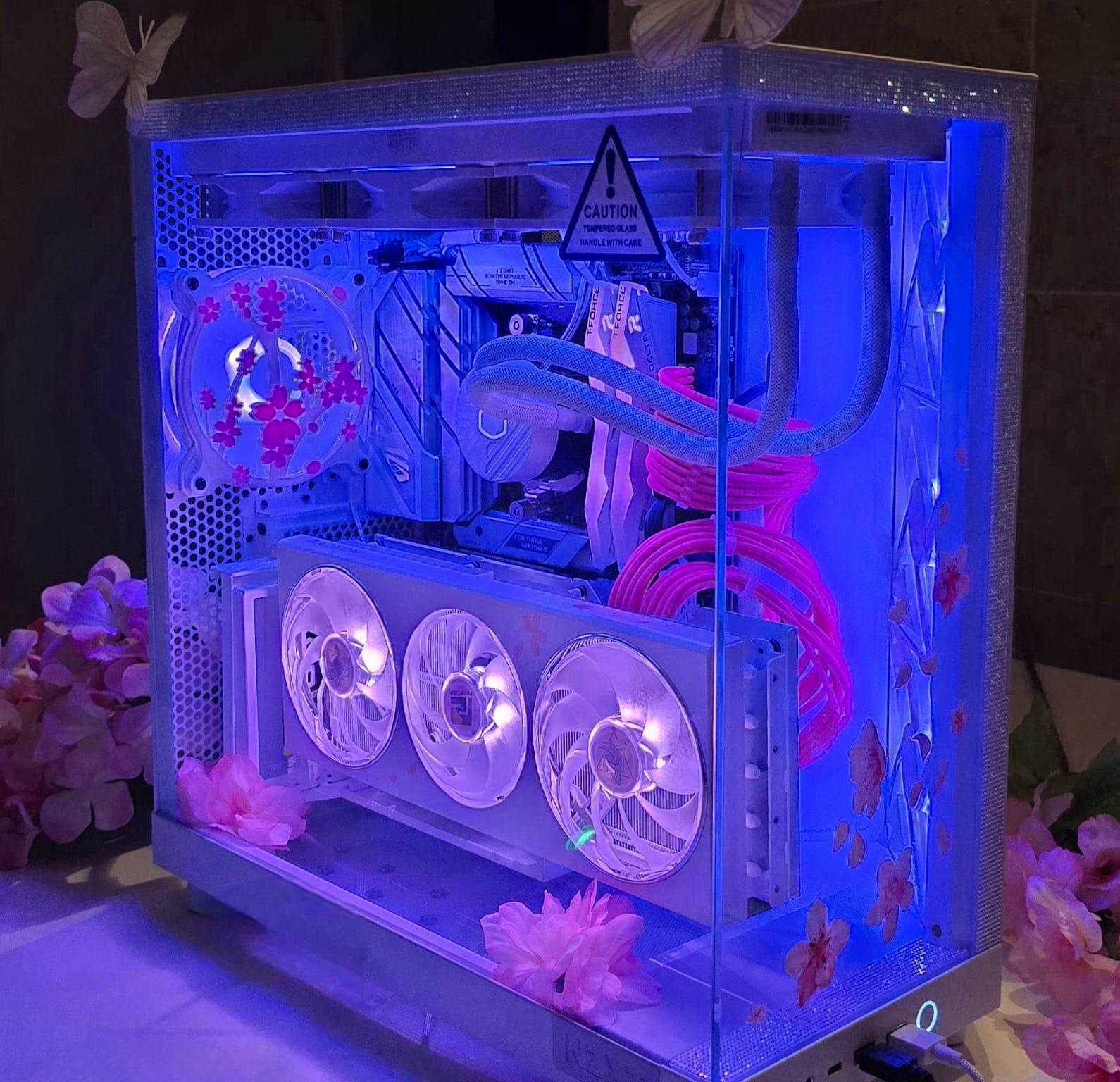 Sakura Pc 🌸🌸🌸 7800X3D + 7800XT (Sakura Version)