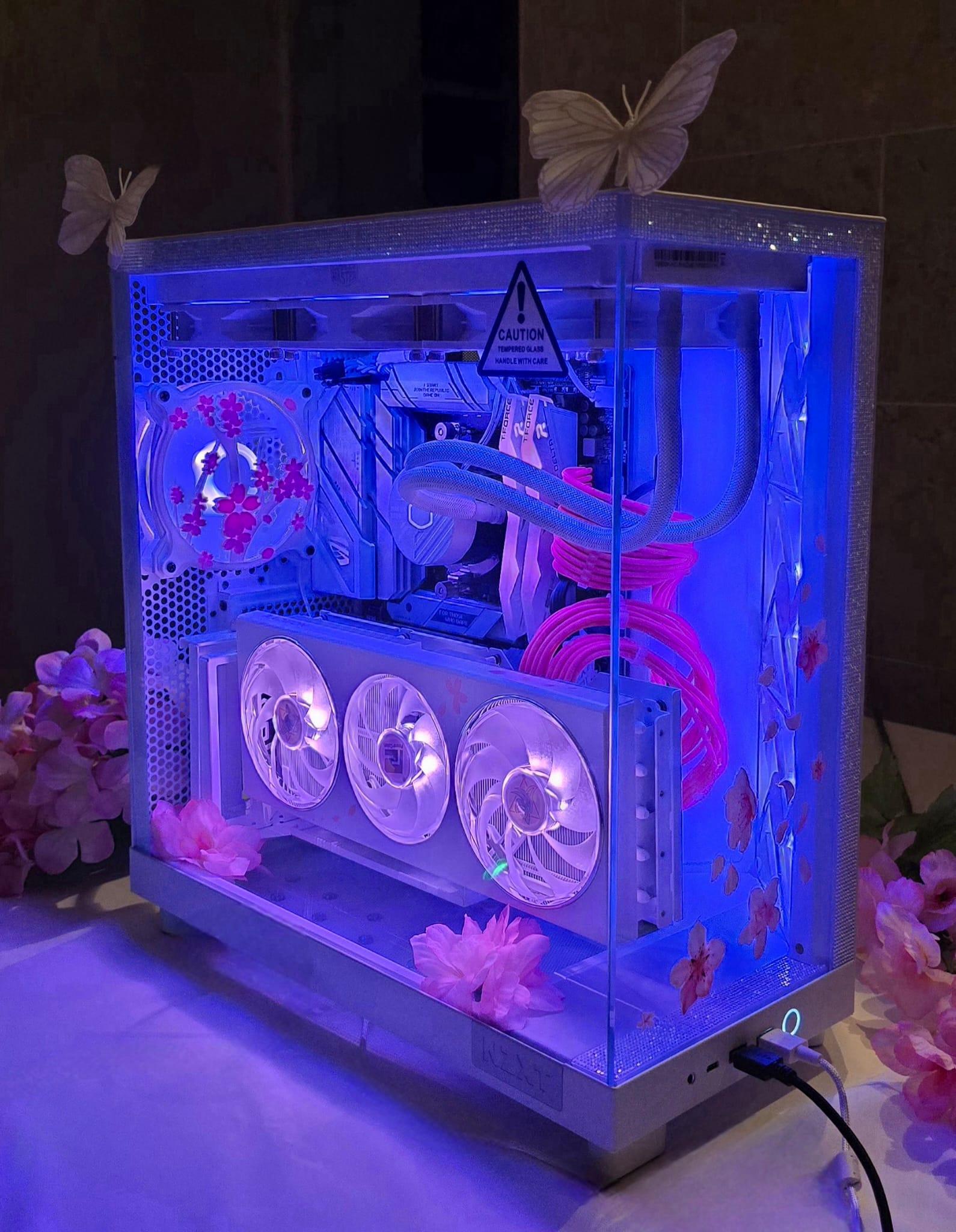 Sakura Pc 🌸🌸🌸 7800X3D + 7800XT (Sakura Version)