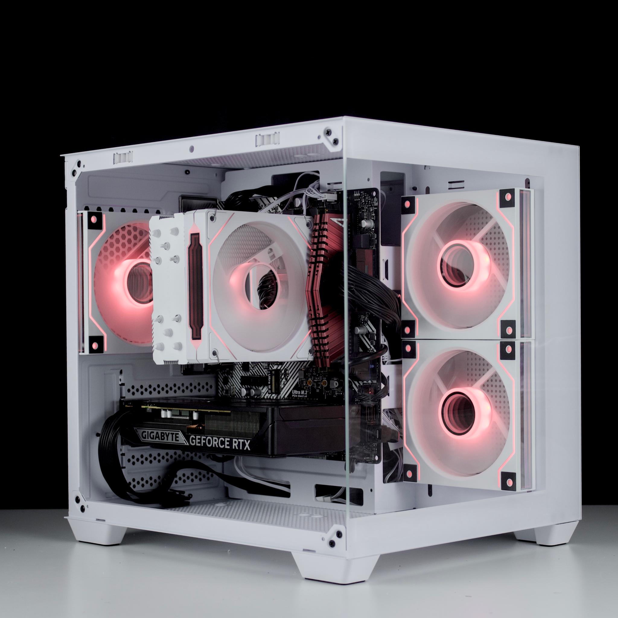 🧊❄️🧊 White Gaming PC – RTX 5060 , Ryzen 5 5500, 16GB RAM, 1TB SSD - WiFi, BlueTooth 🧊❄️🧊