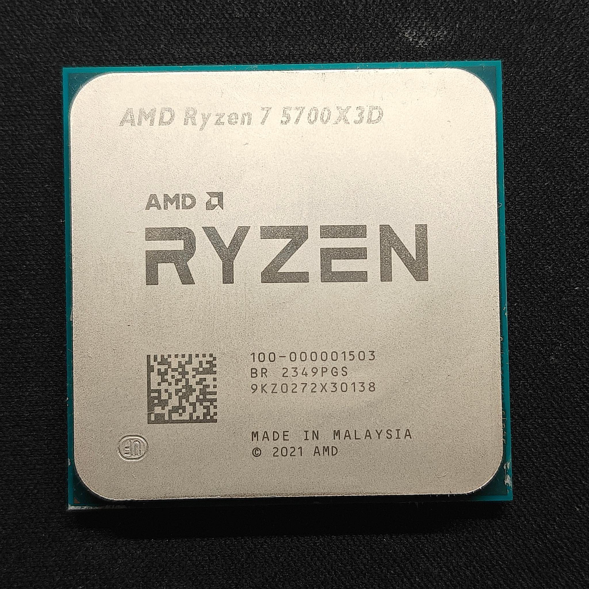 AMD Ryzen 7 5700X3D Desktop CPU Processor, 8-Core, 16-Thread, AM4 Socket
