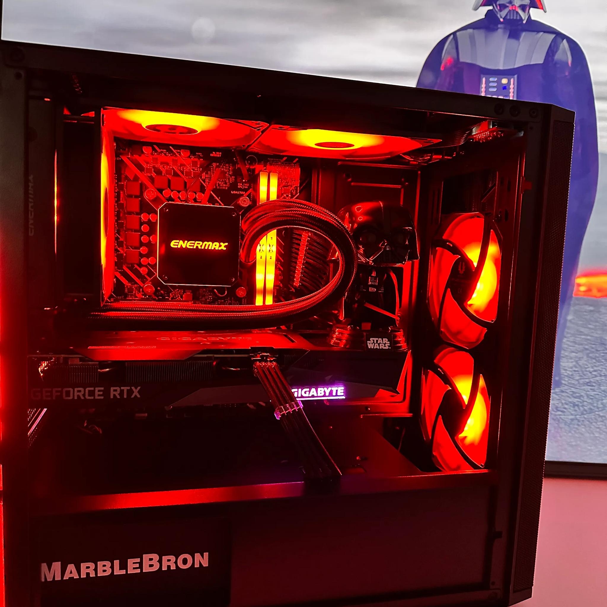 🌌🔫Darth Vader🌌🔫-Gaming PC-Nvidia RTX 3060 12GB-Intel i5 12400 6Cores-32GB DDR4 -1TB NVME