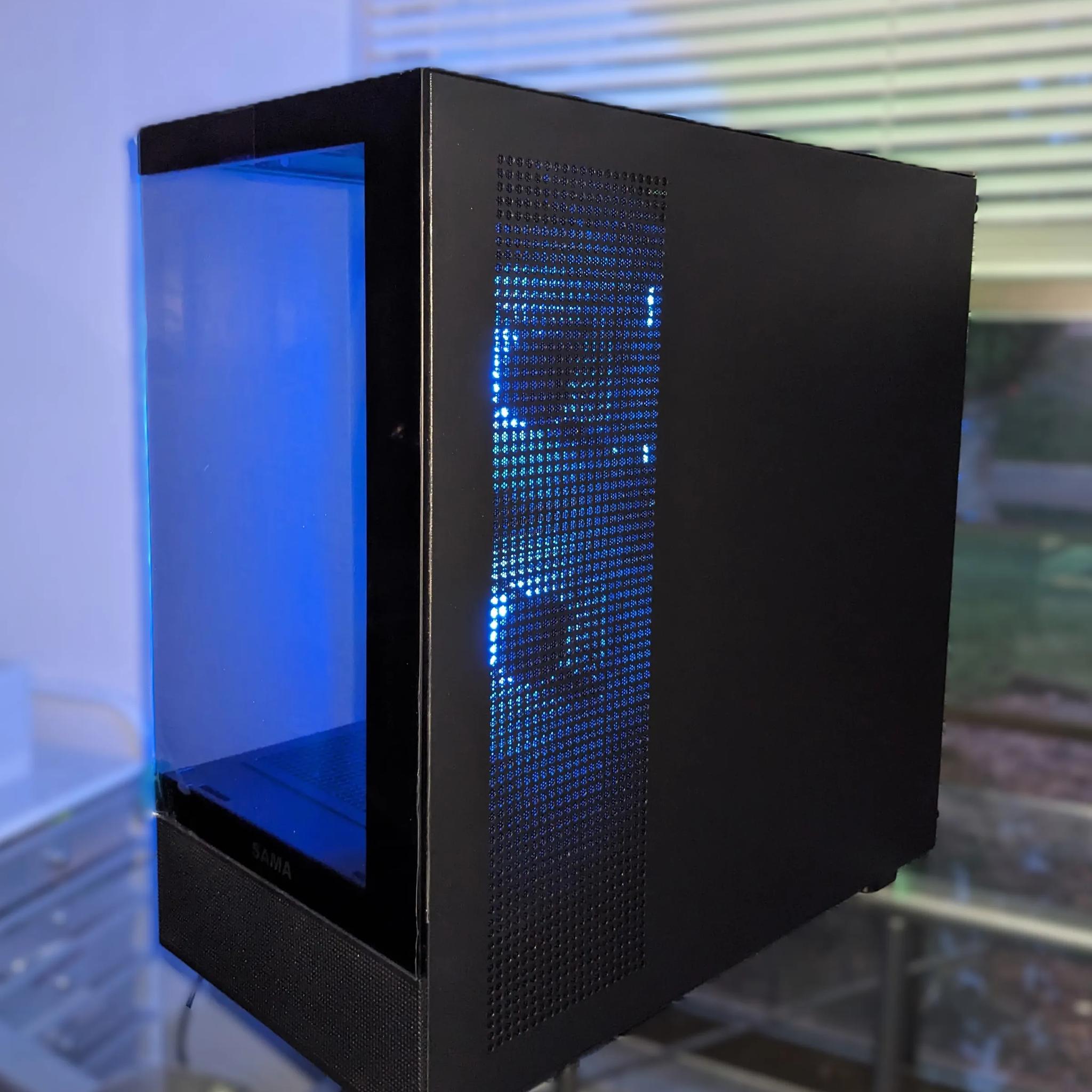 Dark:Light - RYZEN 5600x, RTX 4060 (1080p/1440p), 32gb, WIFI, BT, USBC, WIN11Pro, ARGB, SHIPS FREE