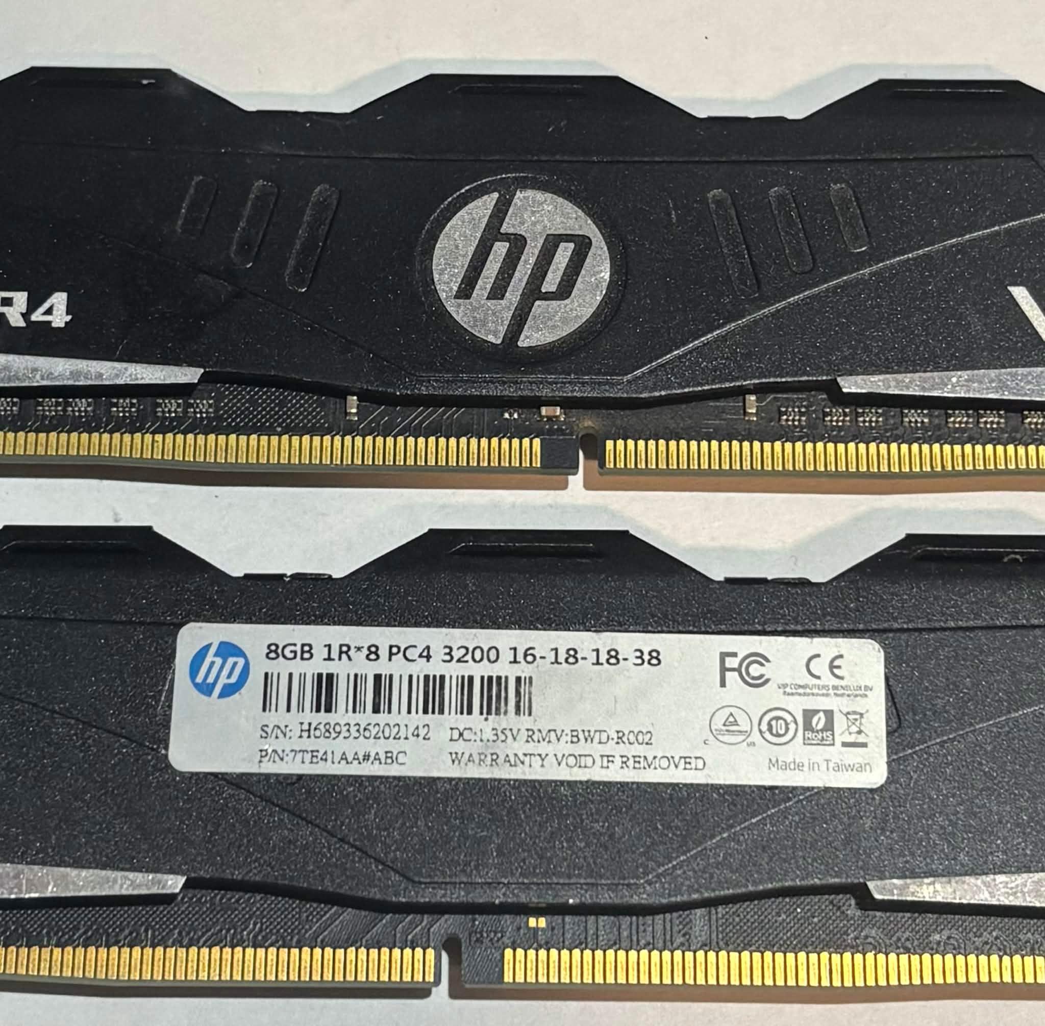 HP V6 16GB (2x8GB) DDR4 Gaming Memory Kit | Tested Working