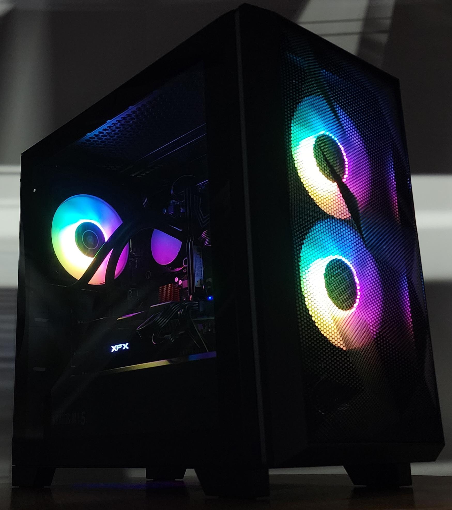 Gaming PC i7-7700 16GB RAM 1TB SSD RX 5700 XT 8GB Windows 11 Computer
