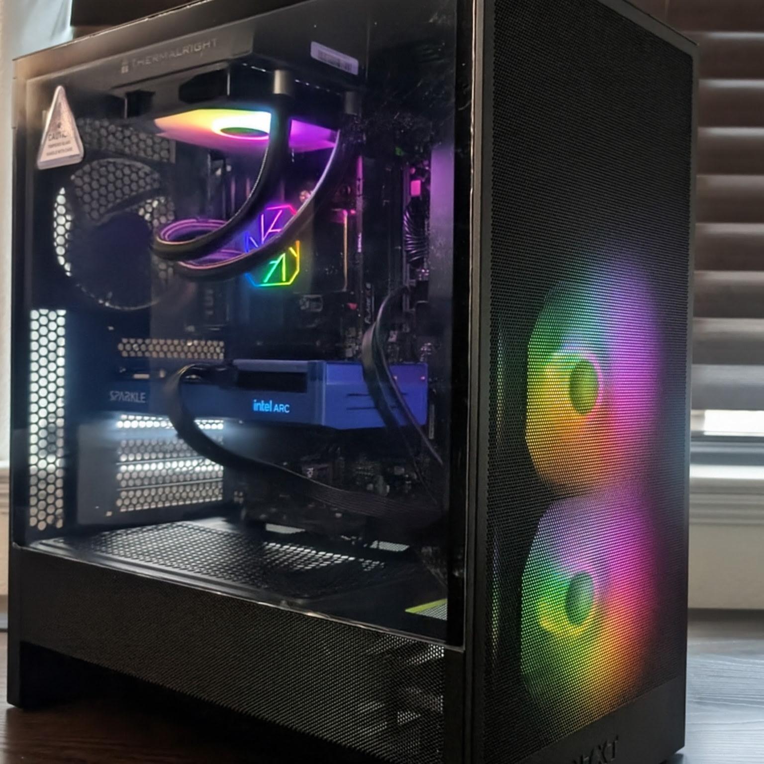 AMD Ryzen 5 7600X | Intel Arc B570 10GB | 16GB DDR5 | 1TB NVMe SSD | Wifi | Windows 11 | Gaming PC