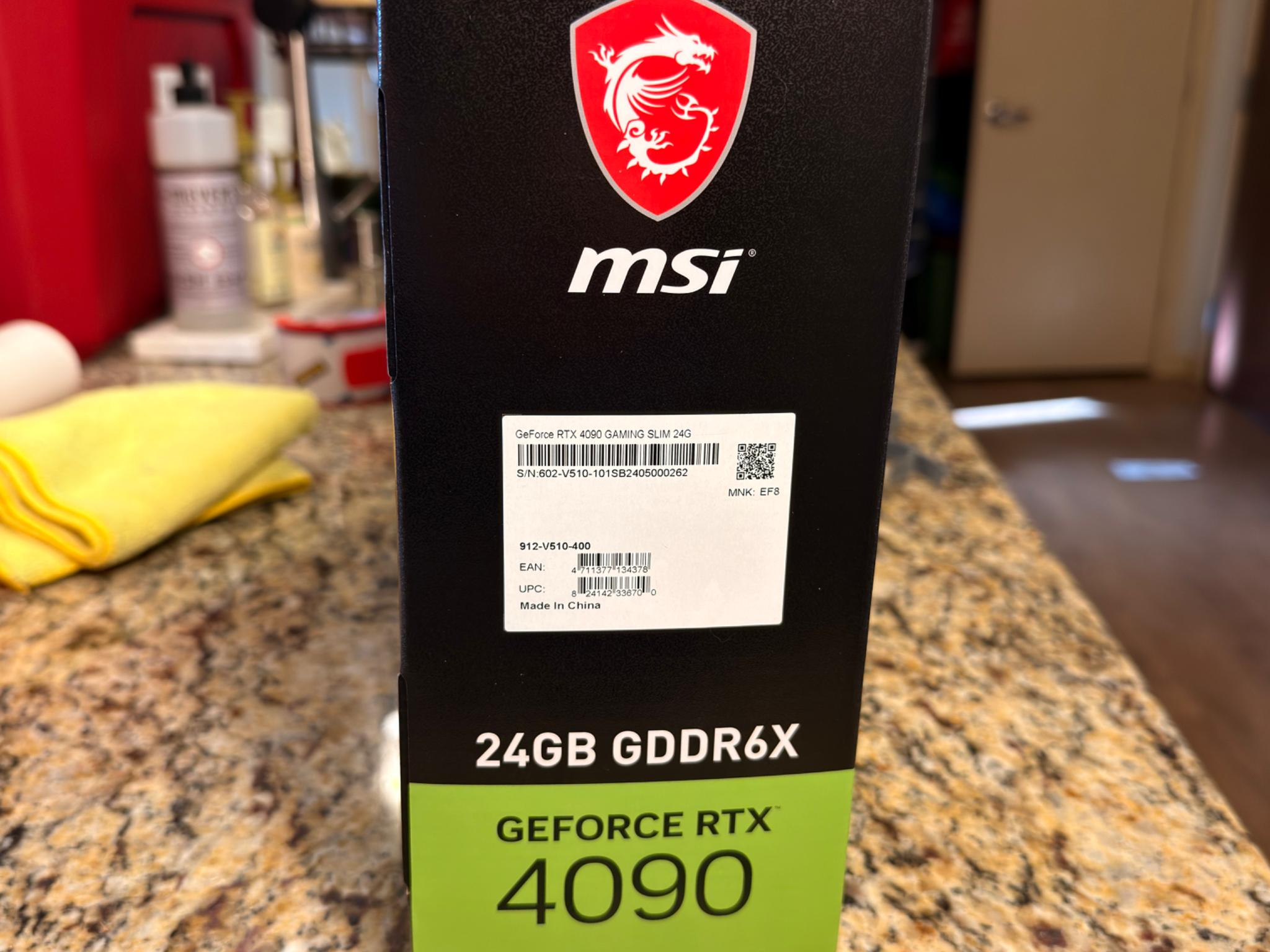 4090 - MSI Gaming Slim - Like New Barely Used