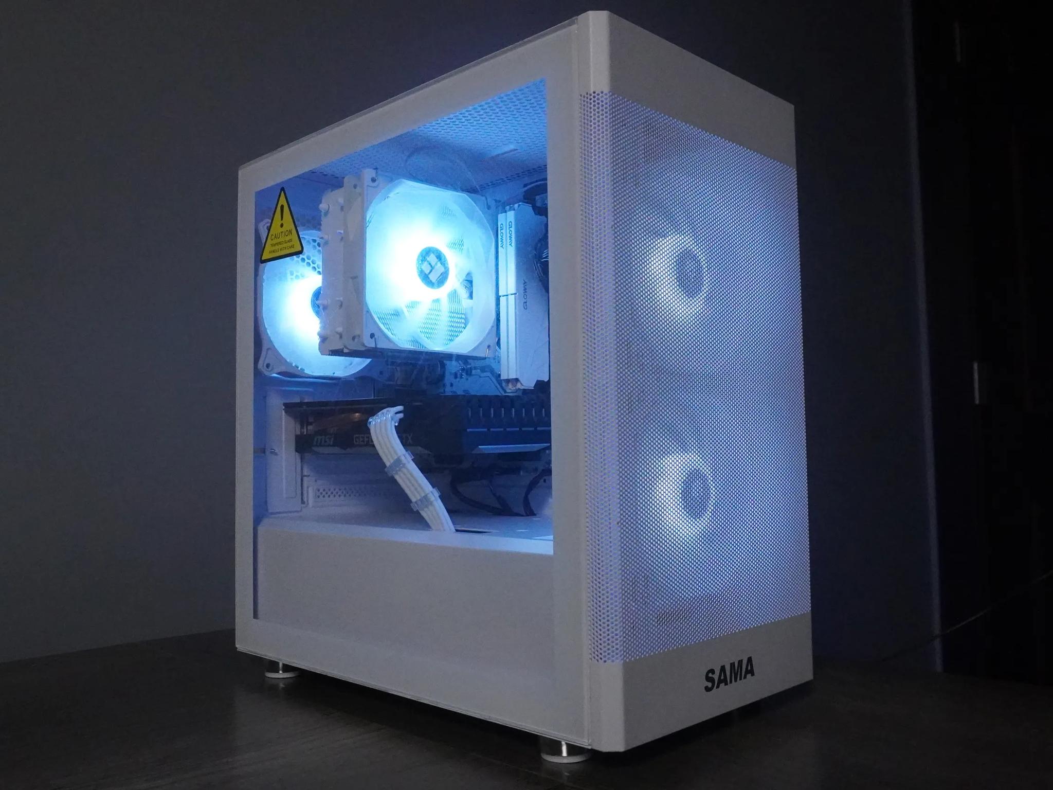 🤍ALL WHITE🤍 1080p GAMING MACHINE 💚GTX 1660 Super 🧡 Ryzen 5 2600x | 16GB | 1TB | WIFI