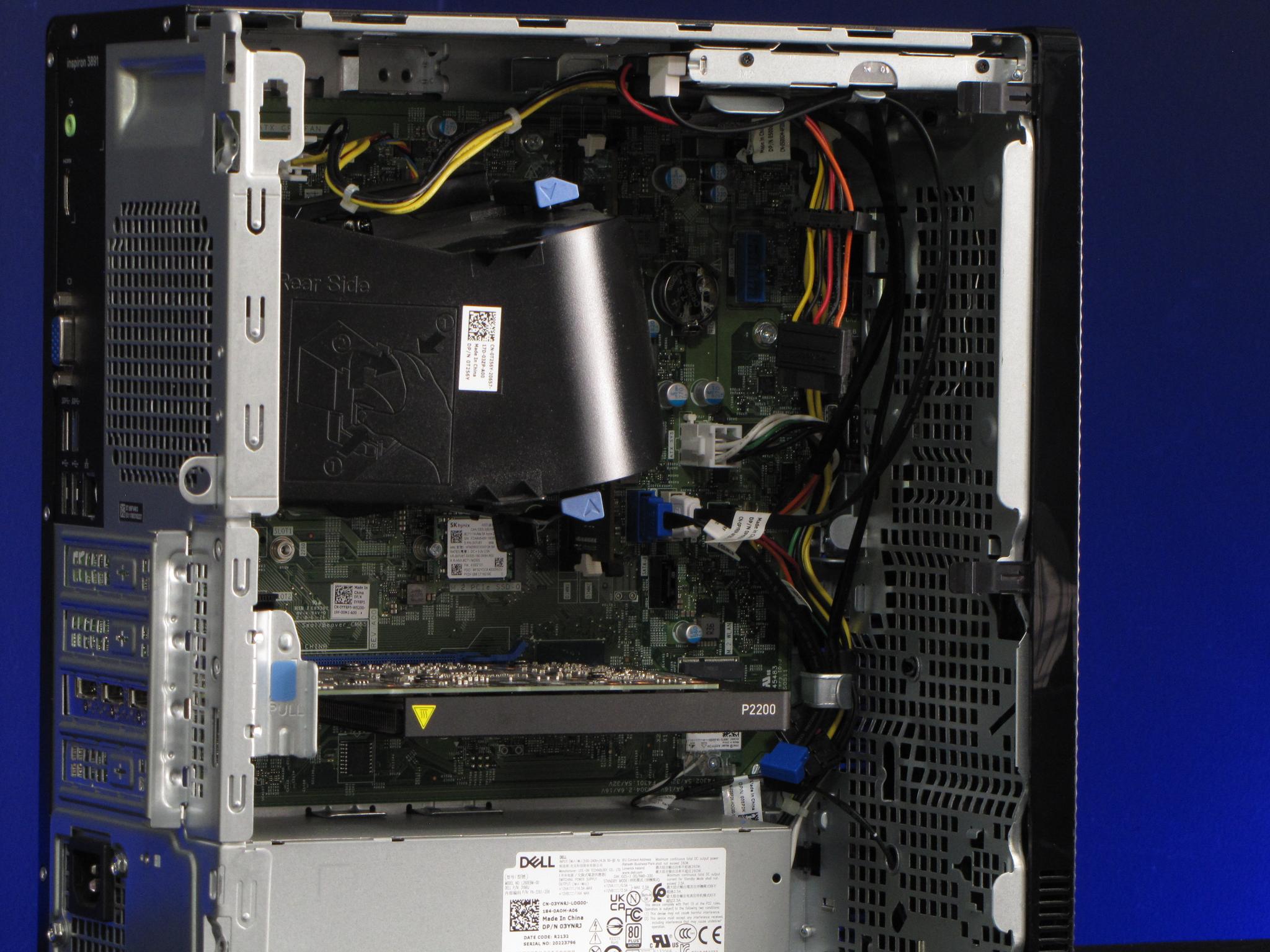 Dell Inspiron Gaming desktop, 10th Gen i3, Quadro P2200 5GB, 16GB DDR4, 256GB SSD, Windows 11