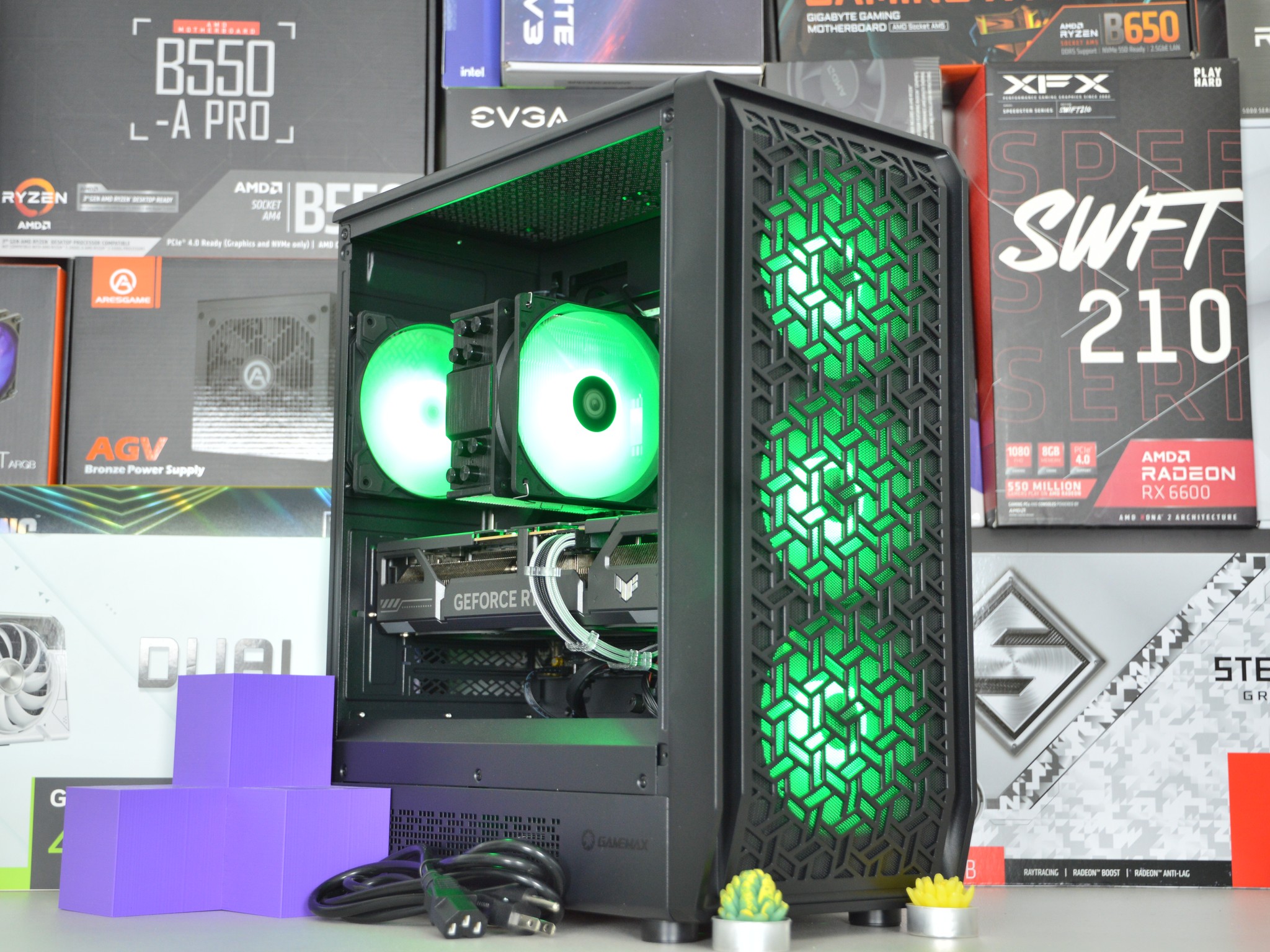 🌋🌋 | RTX 5060 8GB| RYZEN 7 3700X | 16 GB DDR4 RAM | 1TB NVME SSD | Volcanic Rock |