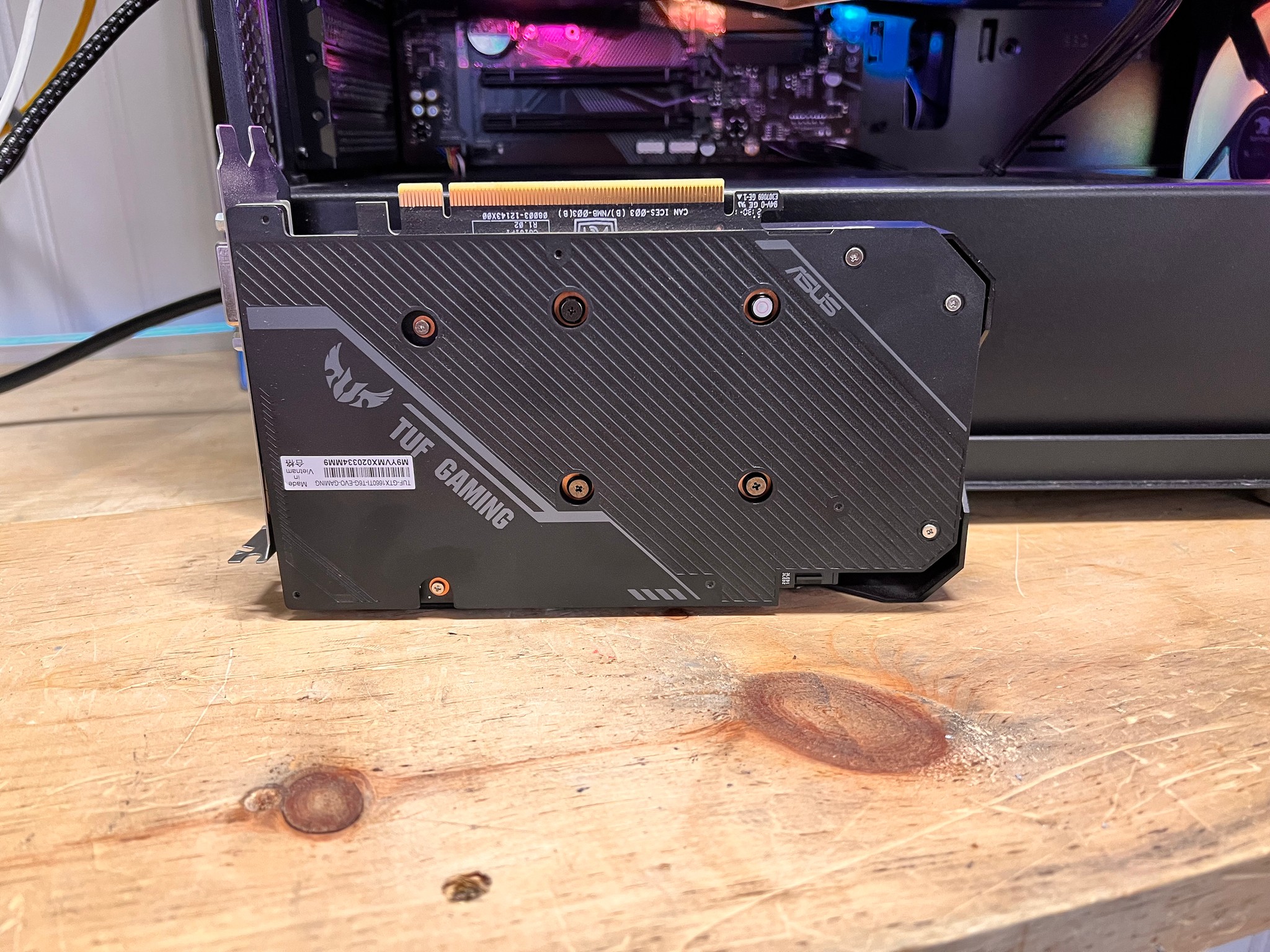 1660ti UP GRADE Pulled from a customer's pc