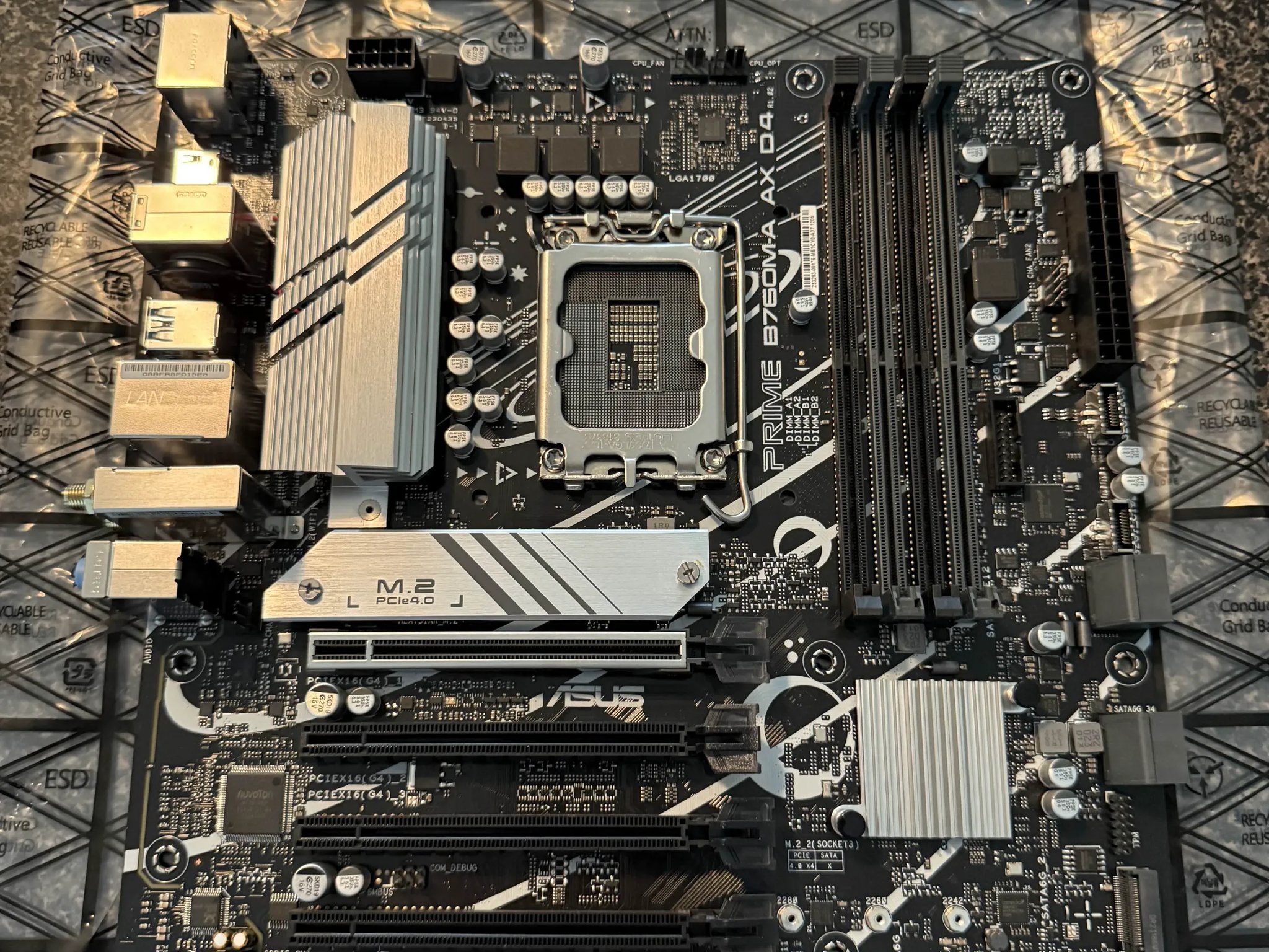 ASUS Prime B760M-A AX D4 LGA1700 Socket Micro ATX Motherboard (NO BOX)