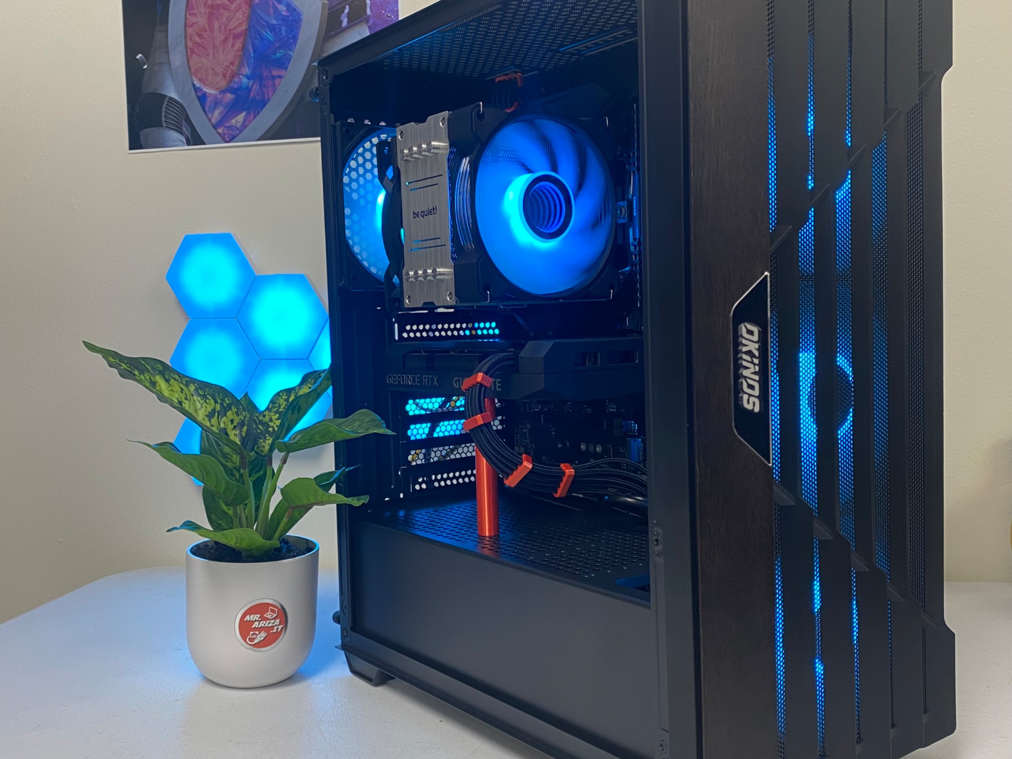🌈 "Oak Forge RGB" Gaming PC – Style, Silence, and RTX 3060 Power! 🎮🌳