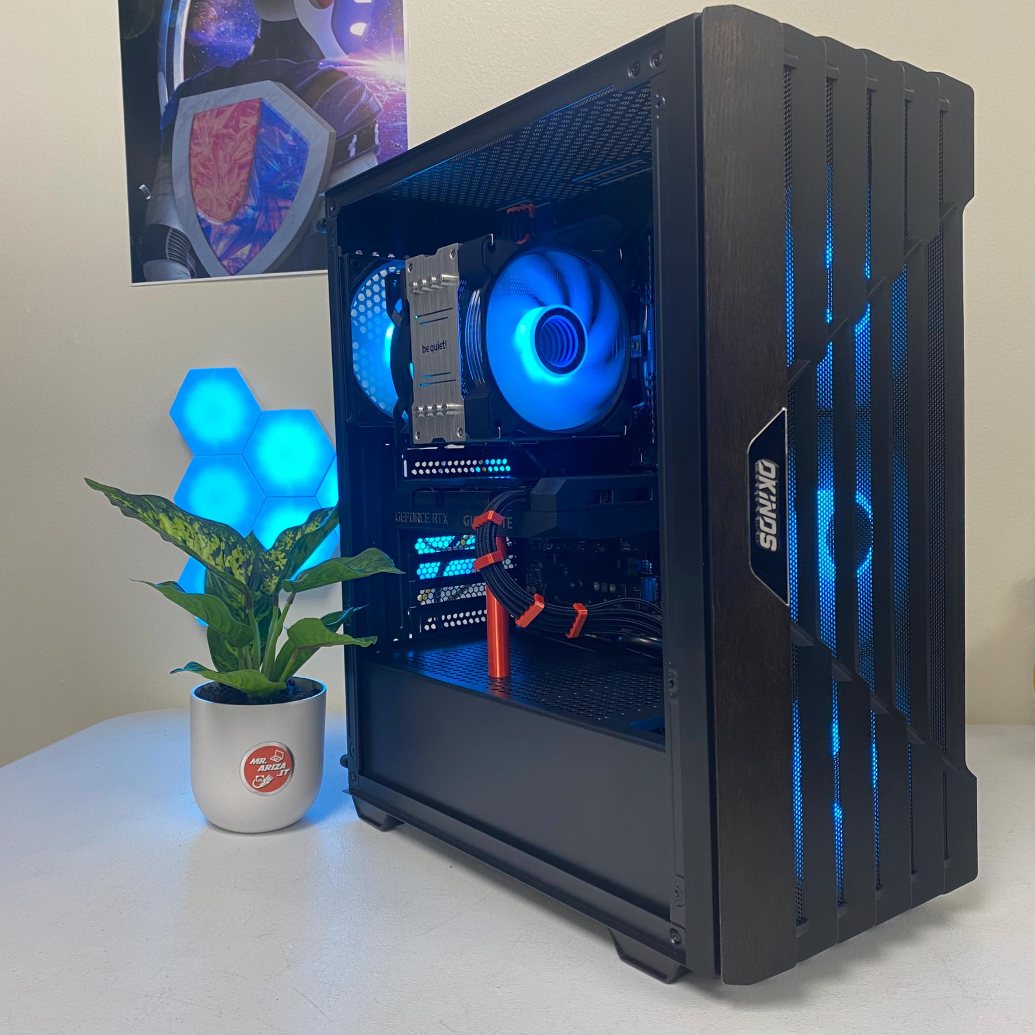 🌈 "Oak Forge RGB" Gaming PC – Style, Silence, and RTX 3060 Power! 🎮🌳