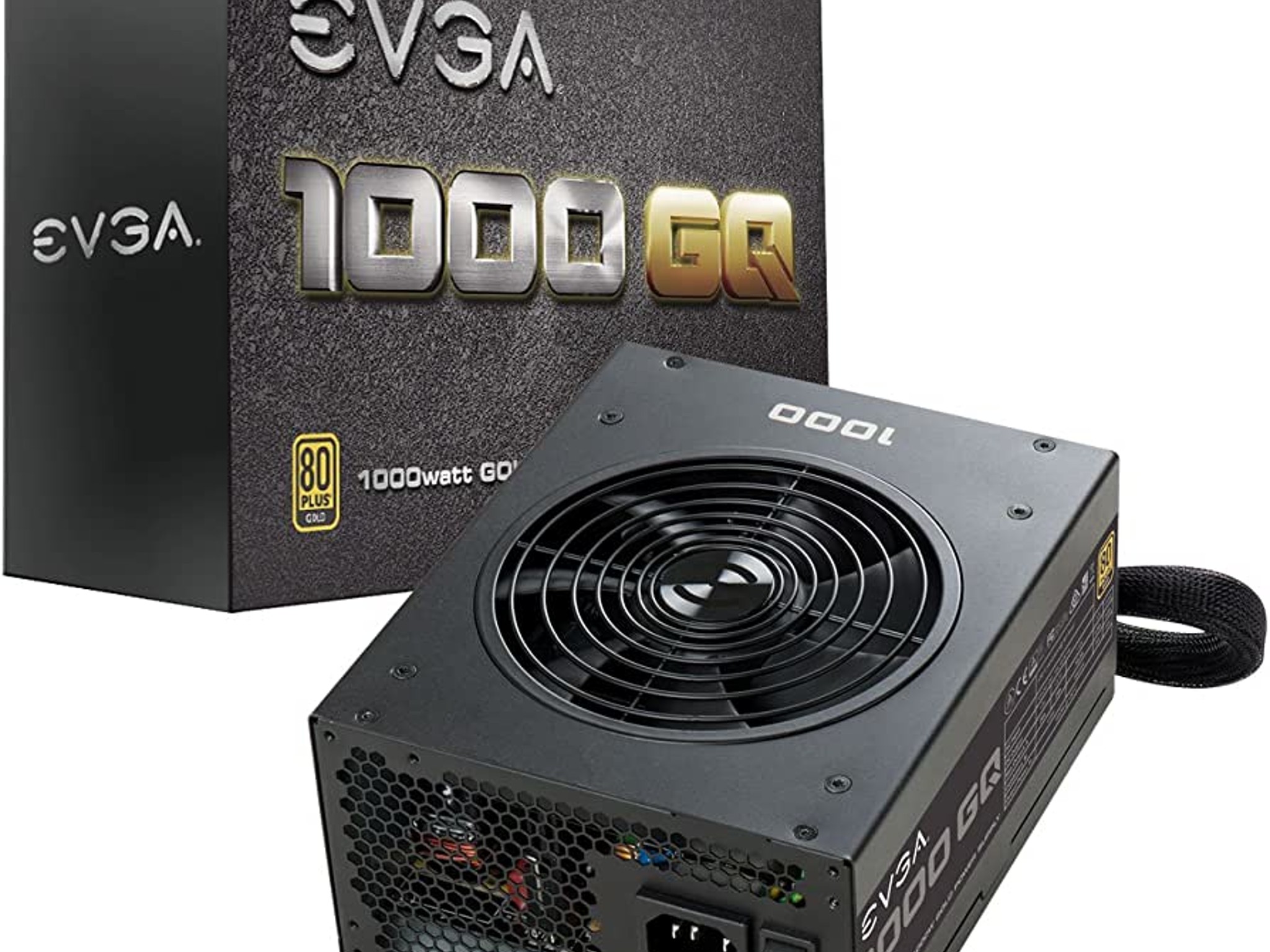 EVGA 1000 GQ 80+ GOLD 210-GQ-1000-V1 1000W Semi Modular Power Supply PSU