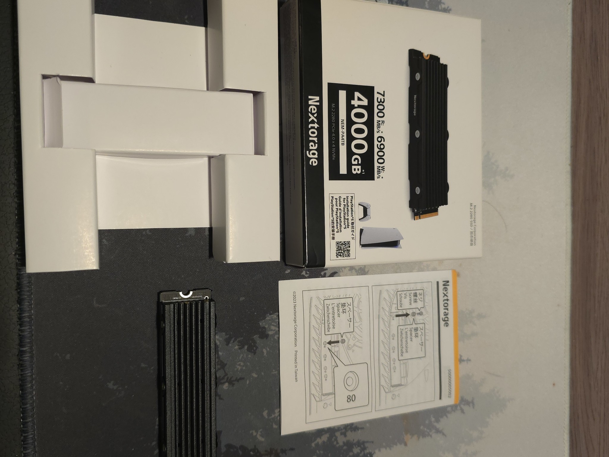 Nextorage Japan Internal SSD 4TB for PS5 and PC with Heatsink