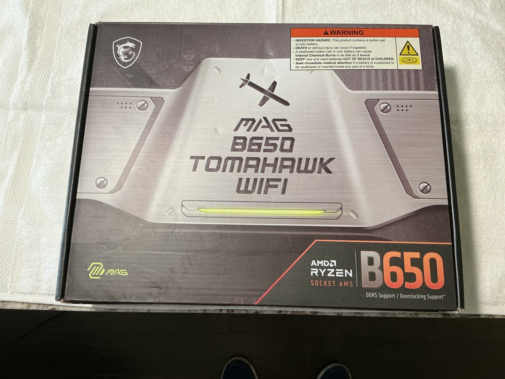 MSI MAG B650 TOMAHAWK WiFi AM5 ATX AMD Motherboard