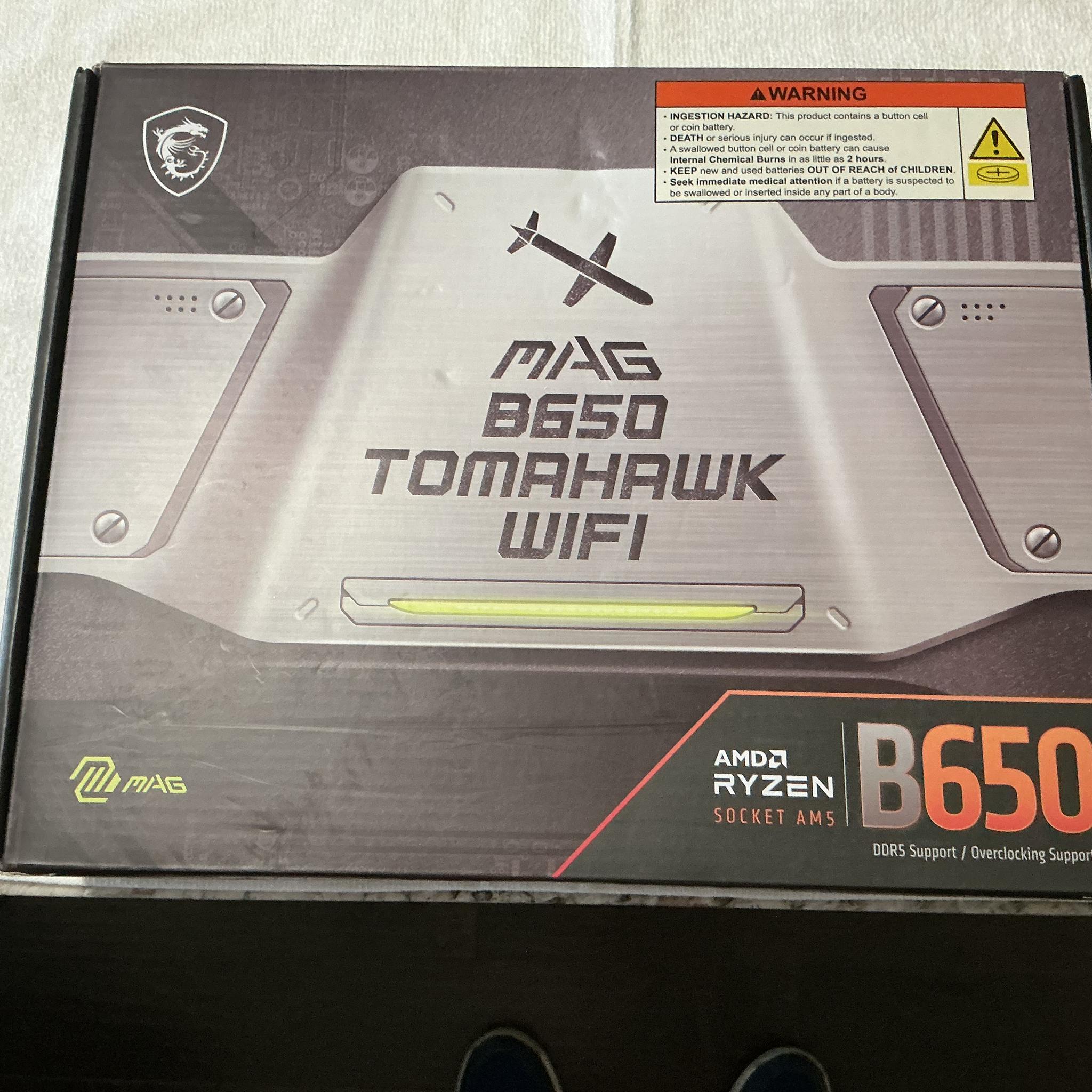 MSI MAG B650 TOMAHAWK WiFi AM5 ATX AMD Motherboard