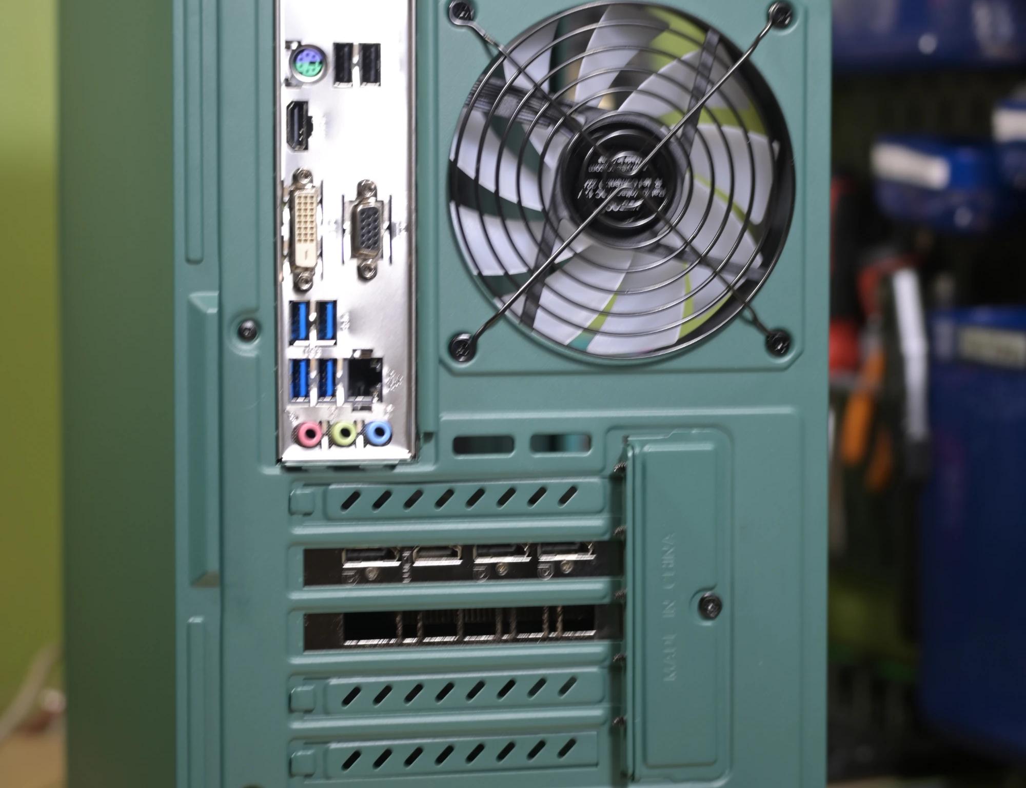 Custom Green RX 5700 XT 8GB Overclocked PC [Ryzen 5 5500, 32gb DDR4 RAM, 1TB SSD]