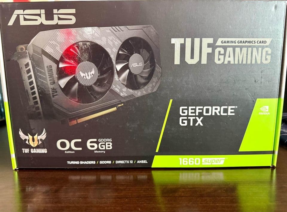 ASUS TUF Gaming GeForce GTX 1660 SUPER OC Edition 6GB Graphics Card