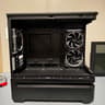 Title: ASUS Prime AP202 ARGB Panoramic mATX Case - Black – Like New