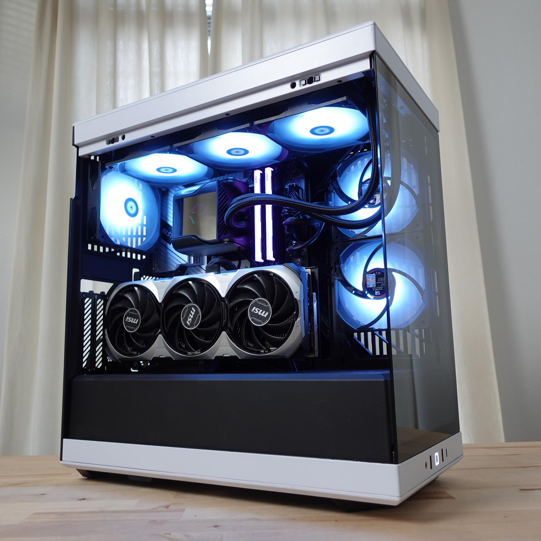 ECLIPSE ⚪️🔵 4070 Ti | Intel Core i5-14600KF | 32GB DDR5-6000 | 1TB NVMe SSD | Windows 11 Pro