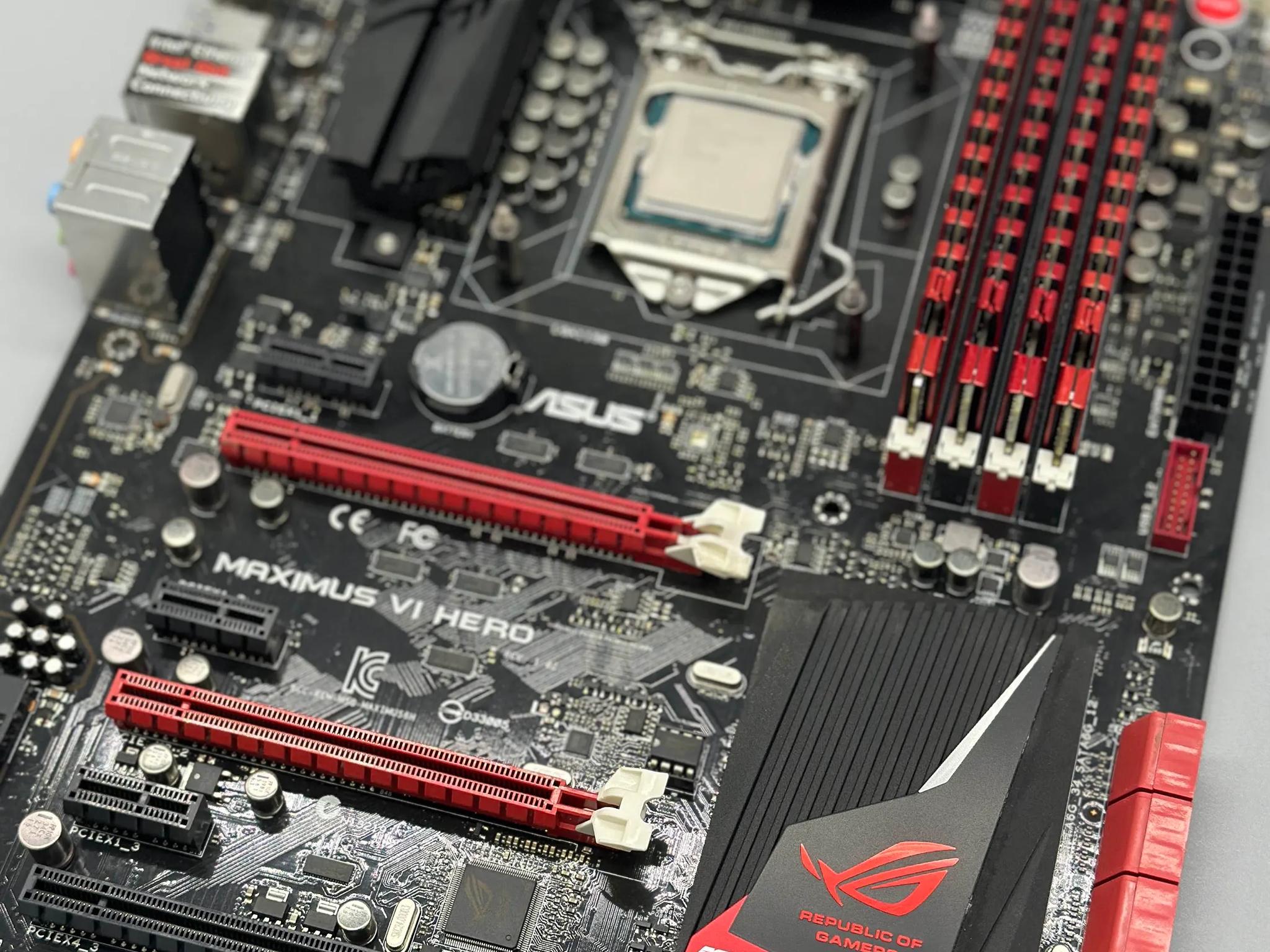ASUS MAXIMUS VI HERO DDR3 2800 LGA 1150 with Intel core i5 4670k 16gb ddr3