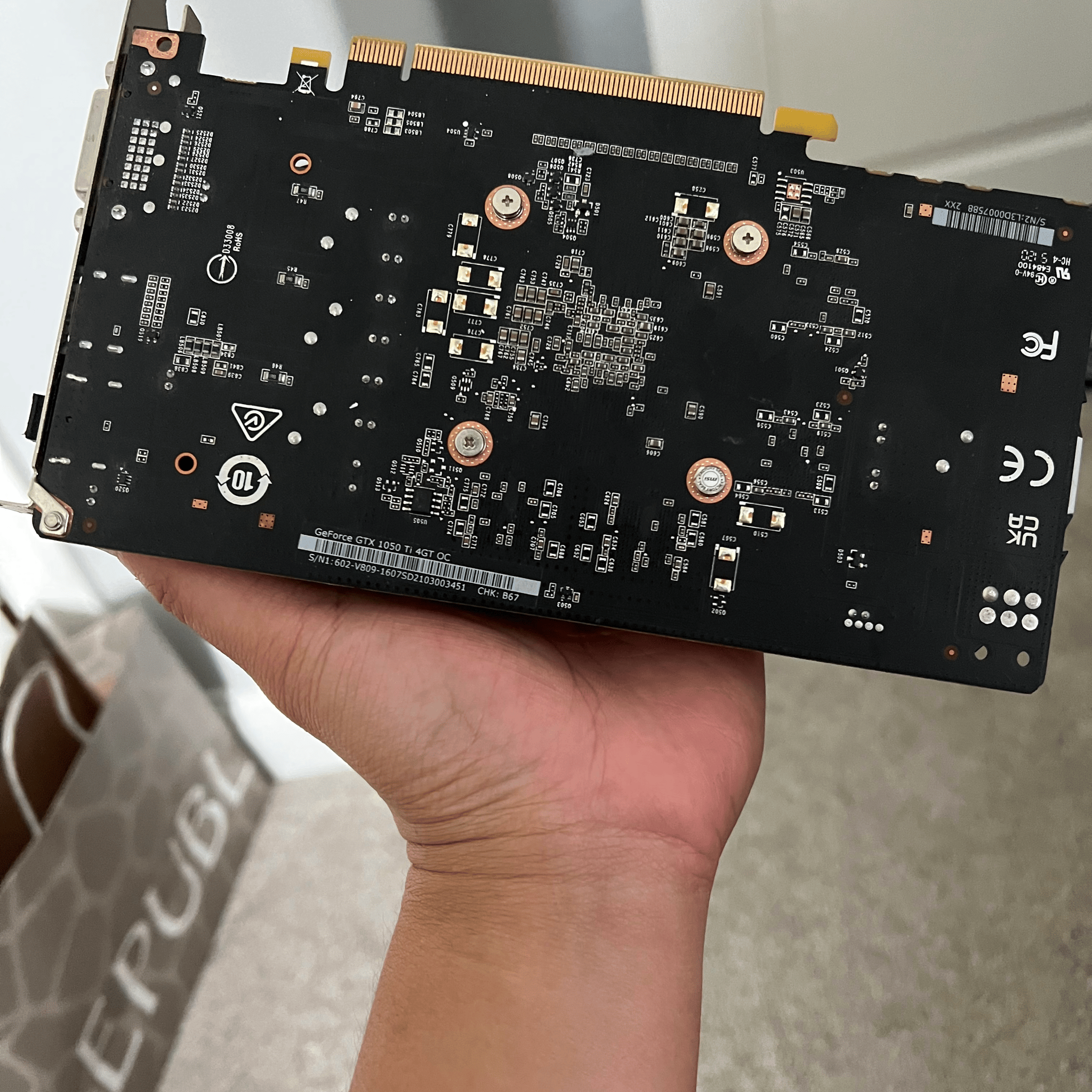 MSI GTX 1050ti 