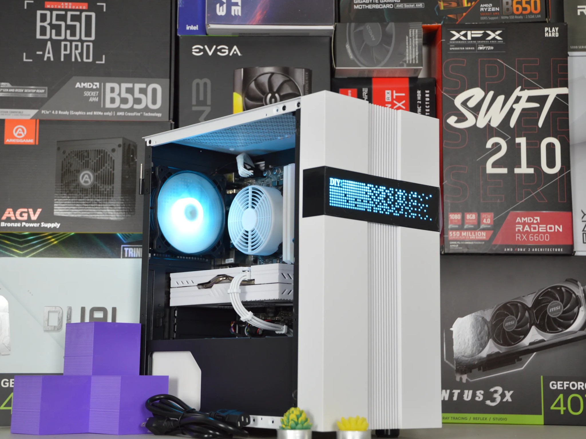 ⚫🌨️| RX 580 8GB | INTEL i5 8400 | 16GB DDR4 RAM | 512GB SATA SSD | Midnight Blizzard |