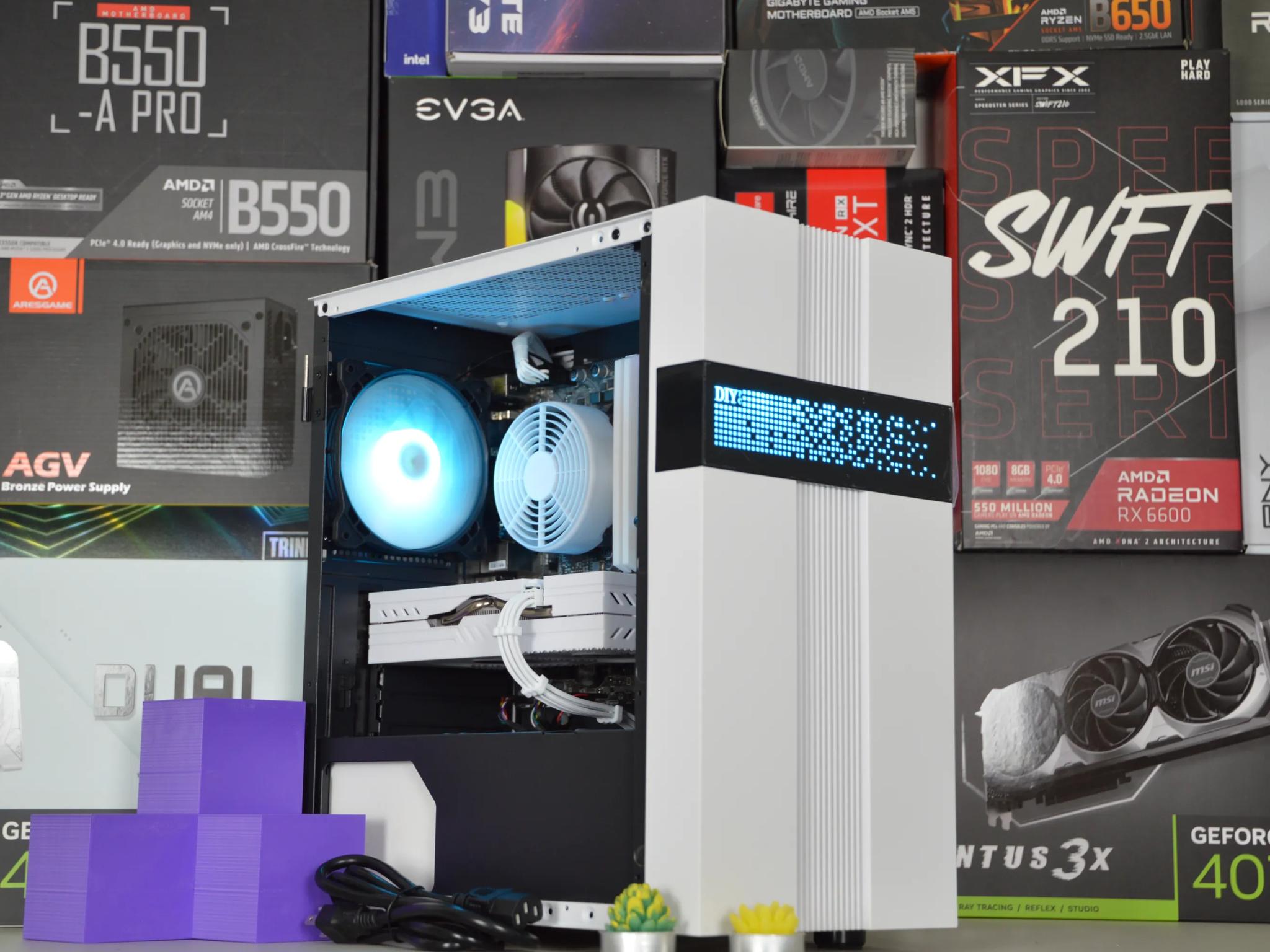 ⚫🌨️| RX 580 8GB | INTEL i5 8400 | 16GB DDR4 RAM | 512GB SATA SSD | Midnight Blizzard |